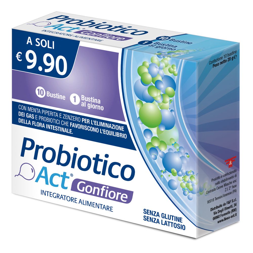 Probiotico Act Gonfiore Bustine