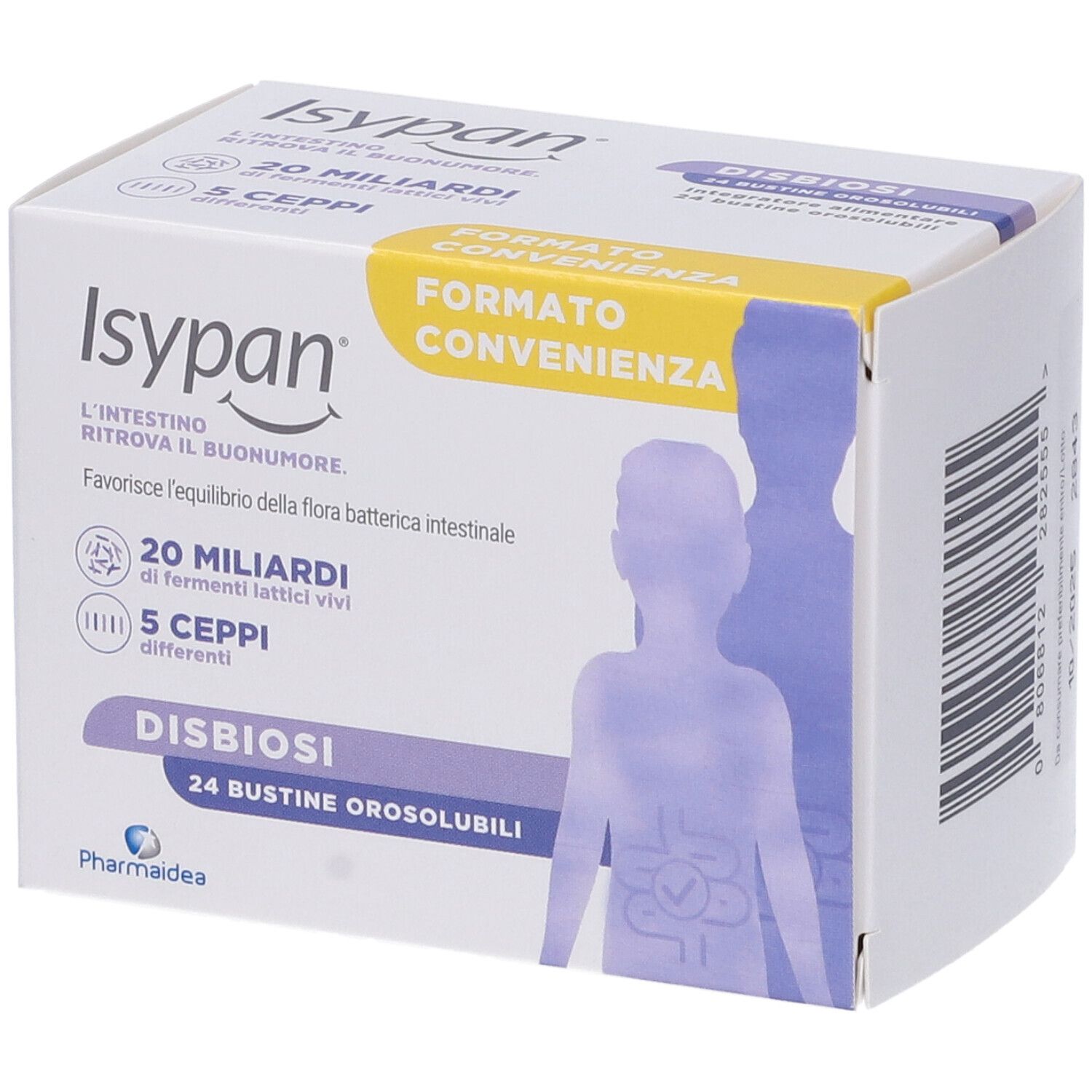 Isypan Disbiosi 24 Bustine Orosolubili 12 g Polvere per soluzione oral