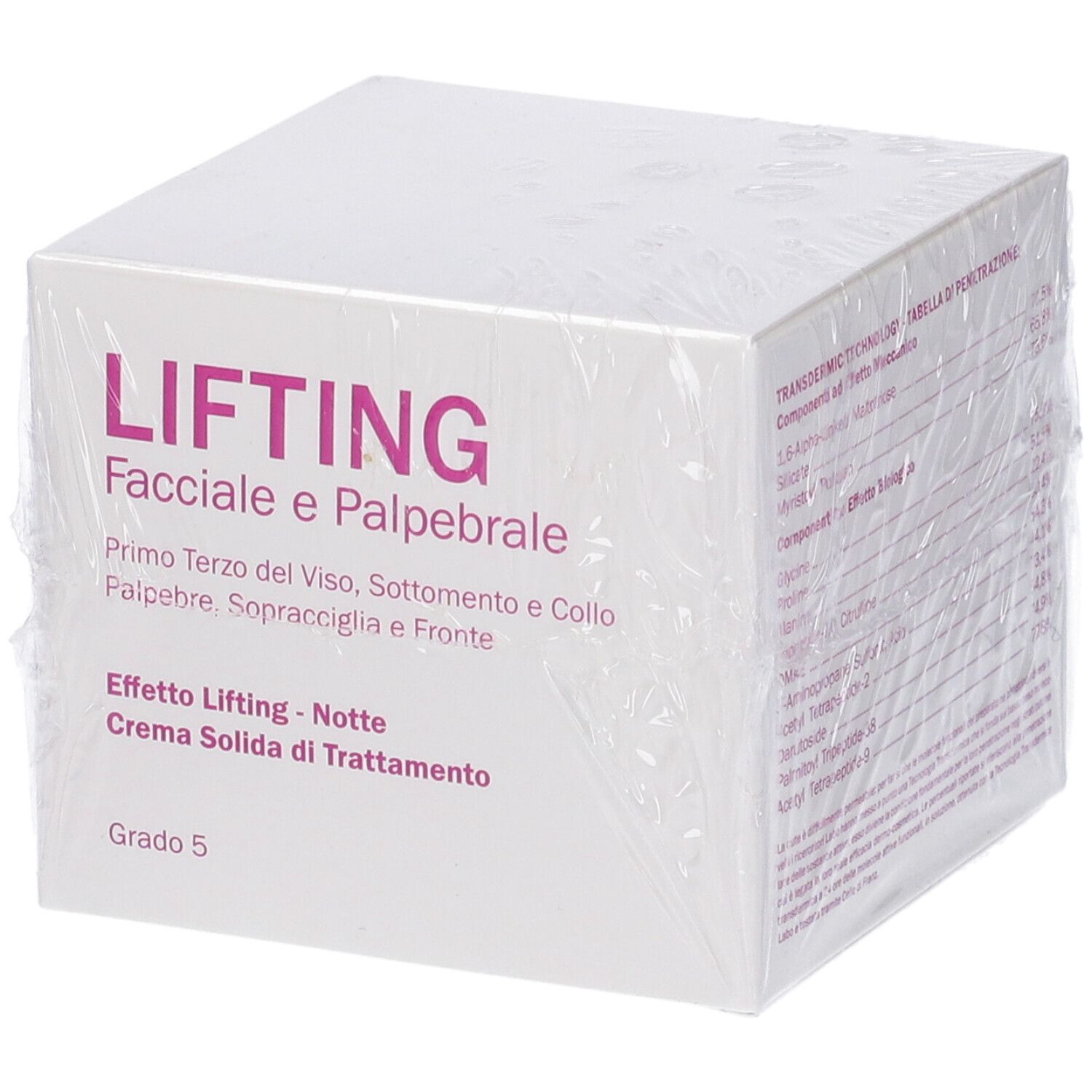 Labo Lifting Crema Solida Notte Lifting Facciale e Palpebrale Grado 5 - risparmia il 20% con il codice: SWISSE20
