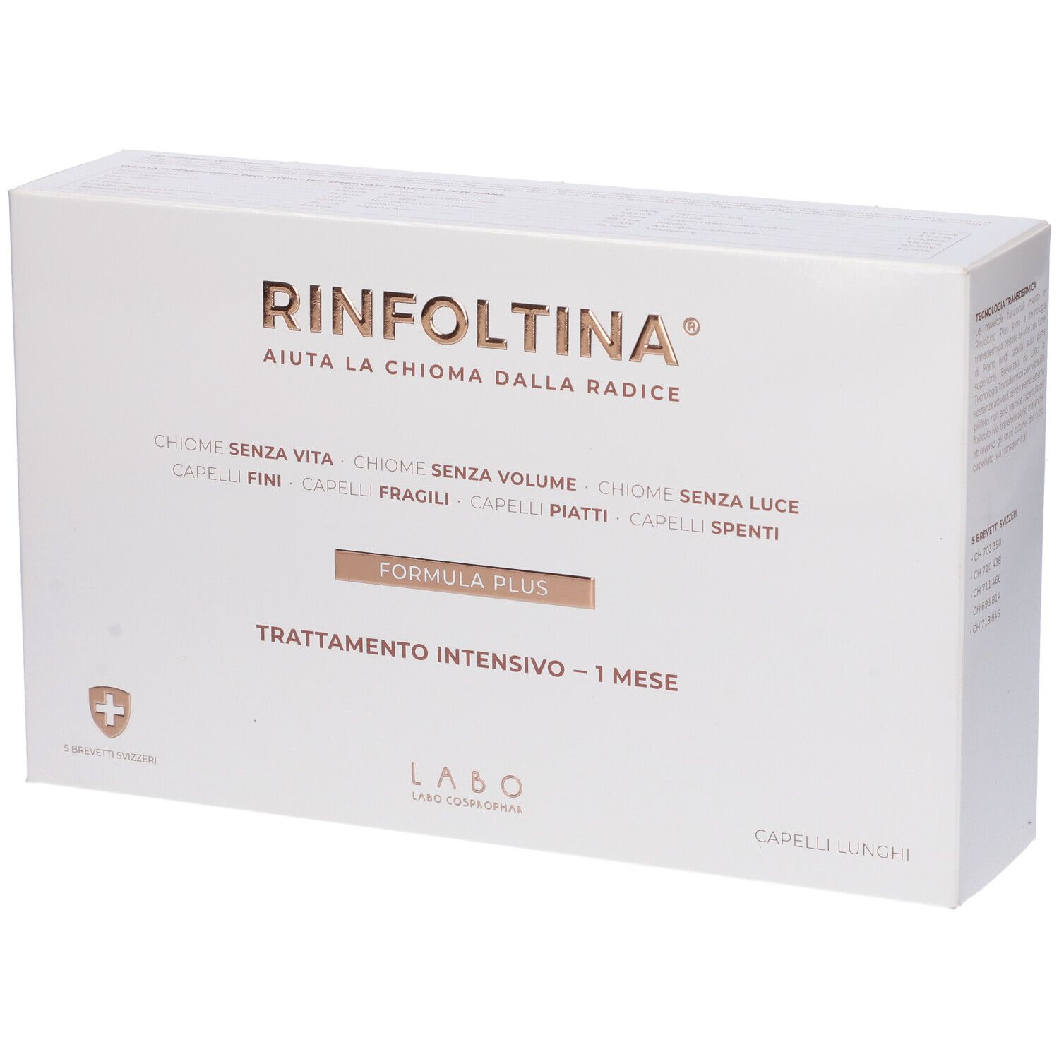 Labo Rinfoltina Plus Trattamento Intensivo Capelli Lunghi 20 Fiale - risparmia il 20% con il codice: SWISSE20