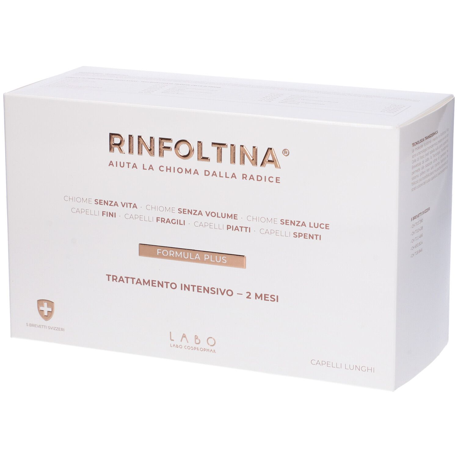 Labo Rinfoltina Plus Trattamento Intensivo Capelli Lunghi 40 Fiale - risparmia il 20% con il codice: SWISSE20