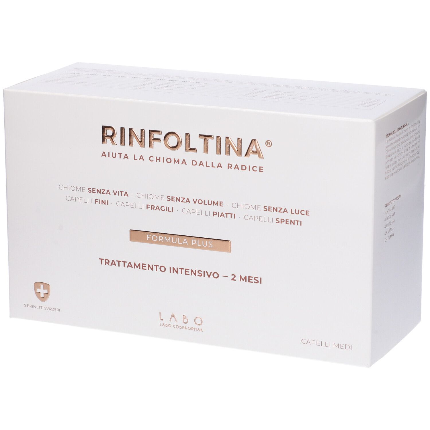Labo Rinfoltina Plus Trattamento Intensivo Capelli Medi 40 Fiale - risparmia il 20% con il codice: SWISSE20