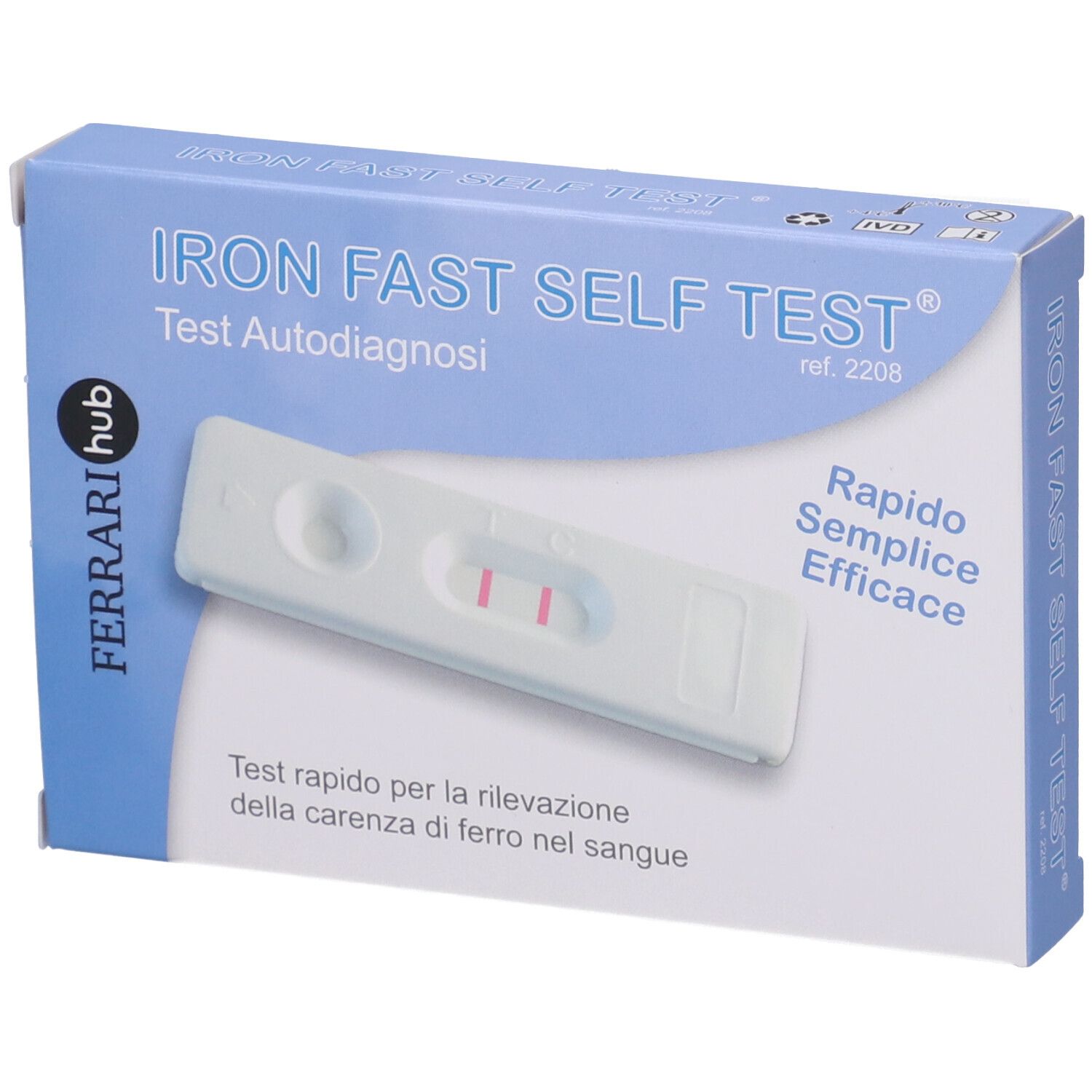 Test Iron Fast Autodiagnostico Rilevazione Carenza Ferro Nell Sangue 1