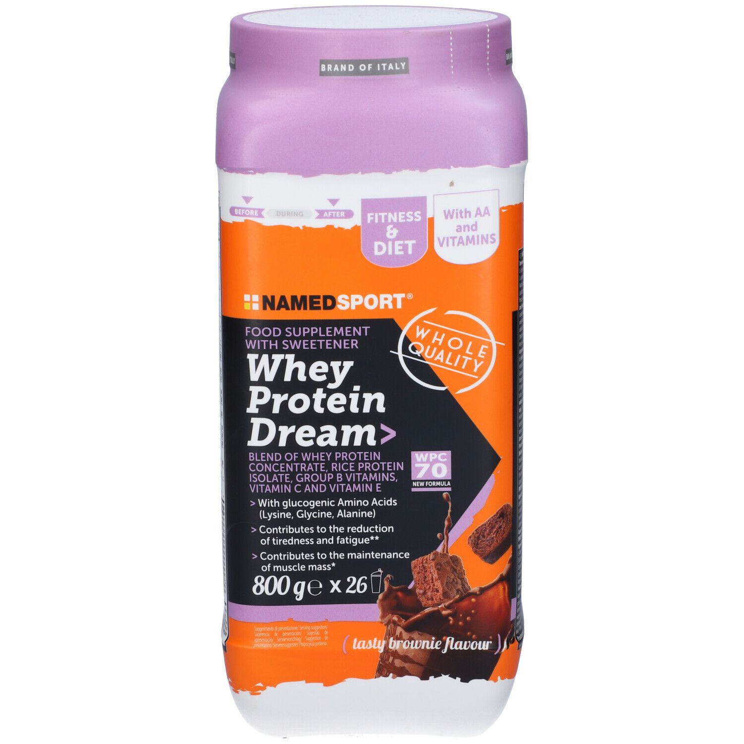 Namedsport Whey Protein Dream Tasty Brownie Flavour