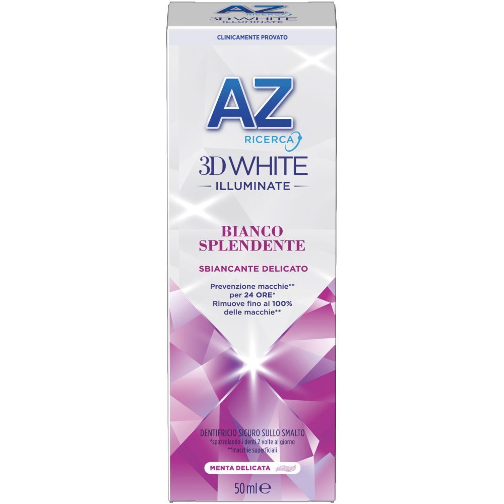 AZ 3D White Dentifricio Illuminante Bianco Splendente