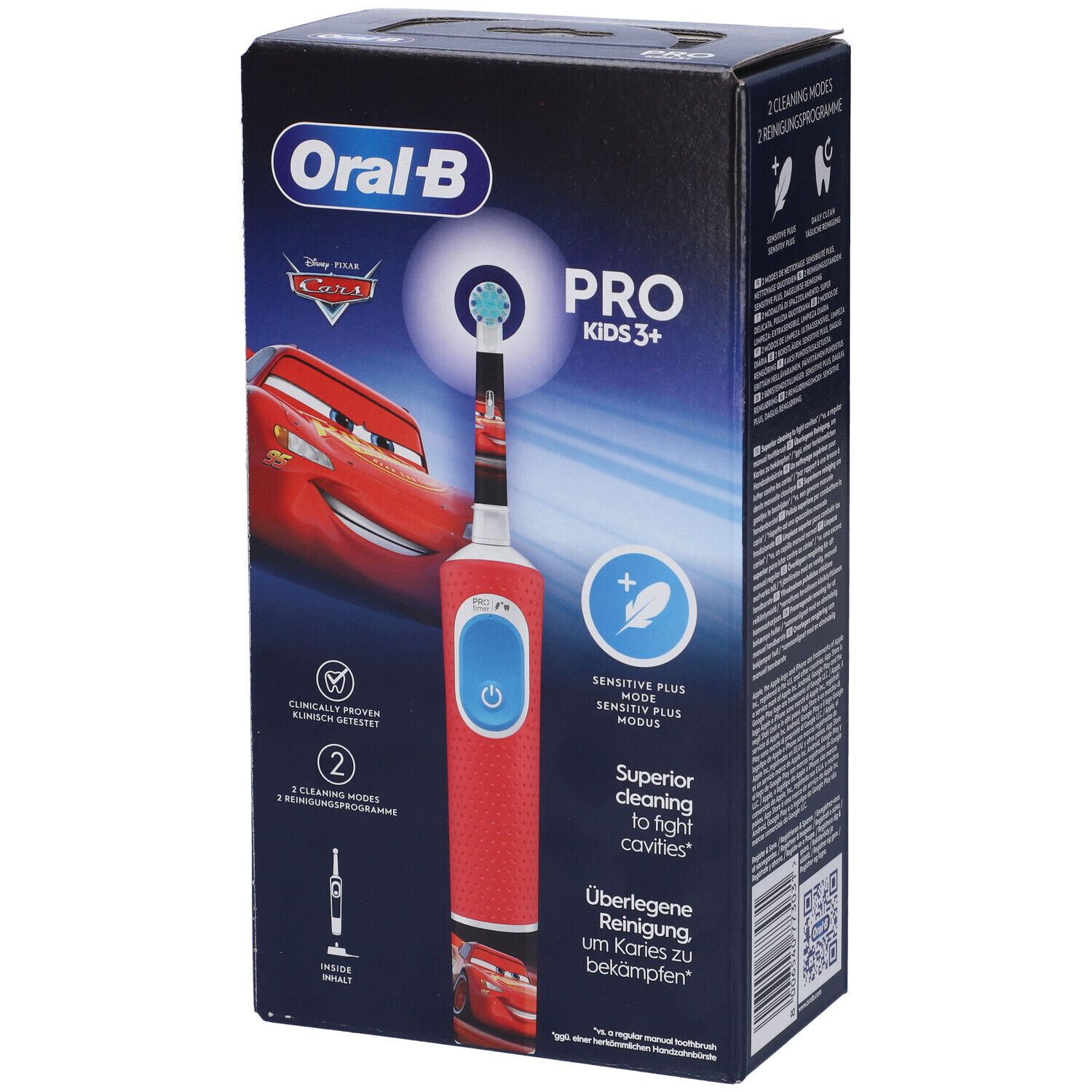 Oral-B - Elektrische Zahnbürste "Vitality Pro - Kids" Cars