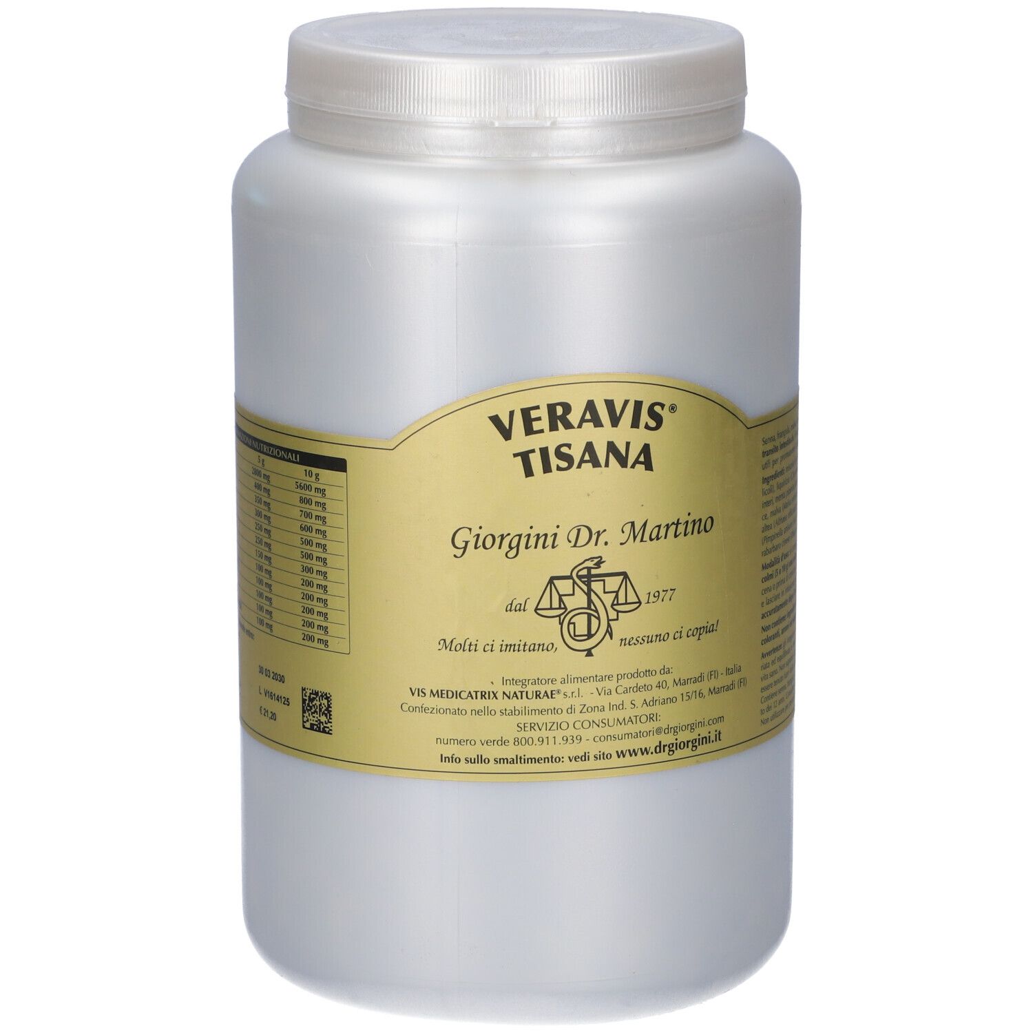 Dr. Giorgini Malva/Verde Veravis Tisana 500 G - Immagine 4