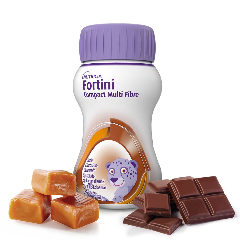 Nutricia Fortini Compact Multi Fibre Cioccolato Caramello 4 Bottiglie Da 125 Ml - Immagine 9