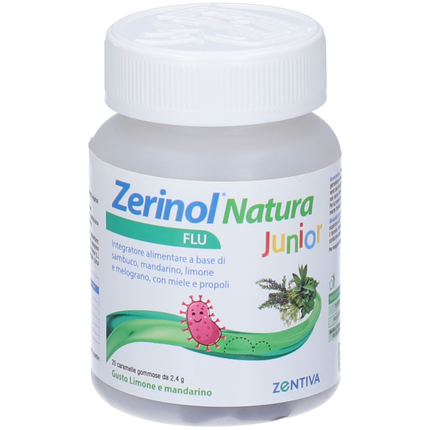 Zerinol Natura Flu Junior Caramelle
