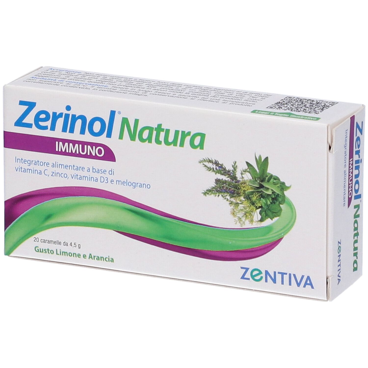 Zerinol Natura Immuno Caramelle