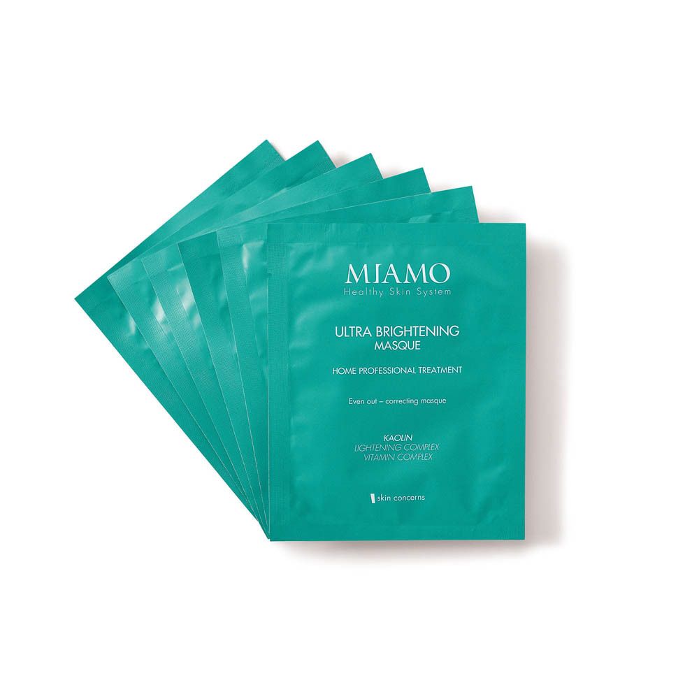 Miamo Ultra Brightening Masque - 6 Maschere Schiarenti E Uniformanti - Immagine 6