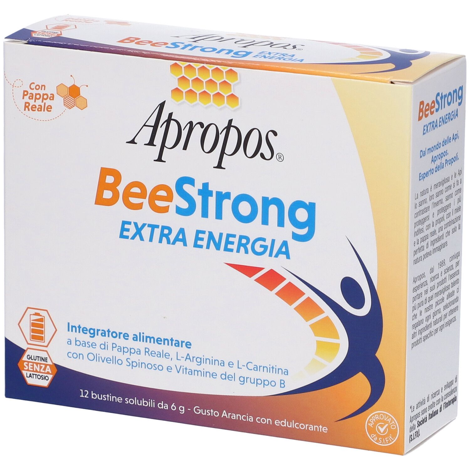 Apropos Beestrong Extra Energia Bustine Gusto Arancia 72 G Bustina Bambino