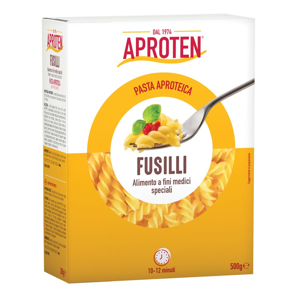 Aproten Pasta Aproteica Per Nefropatie E Malattie Metaboliche Fusilli 500G - Immagine 5