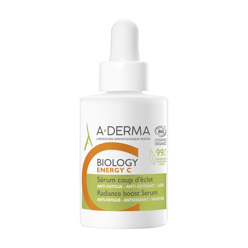 A-Derma Biology Energy C Siero illuminante 30ml - Pelle stanca e spenta