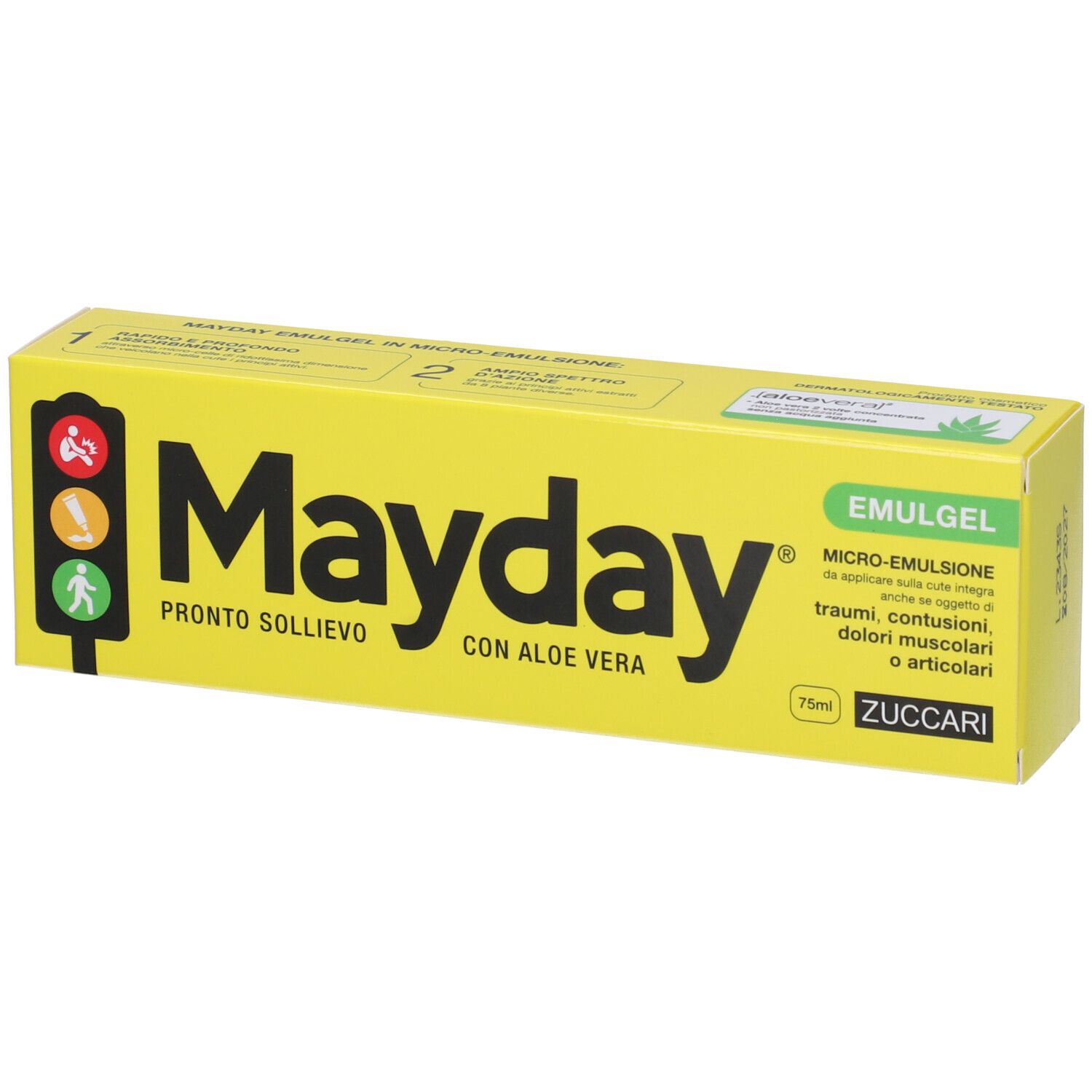 Zuccari Crema Mayday Emulgel Per Traumi E Contusioni 75Ml - Immagine 4