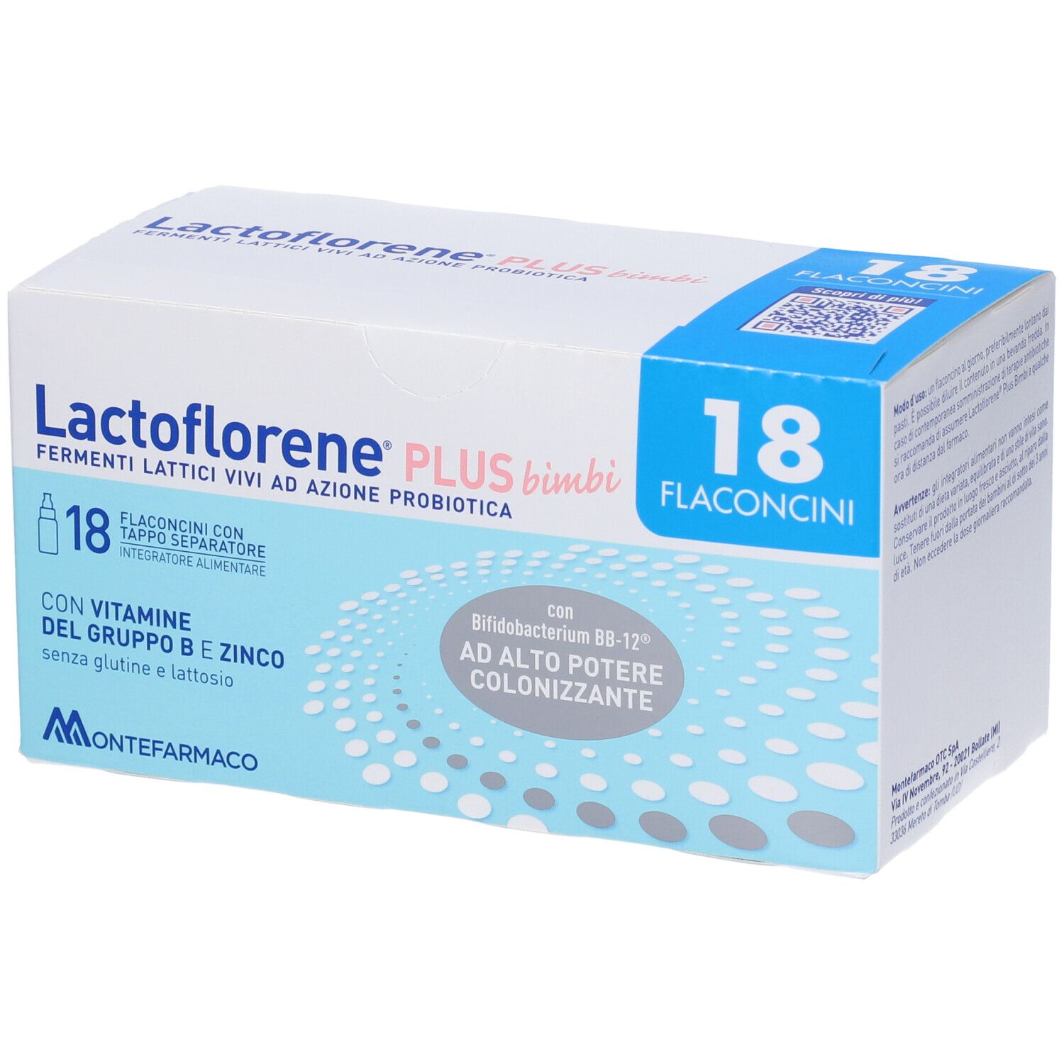 Montefarmaco Lactoflorene Bimbi Plus Flaconi