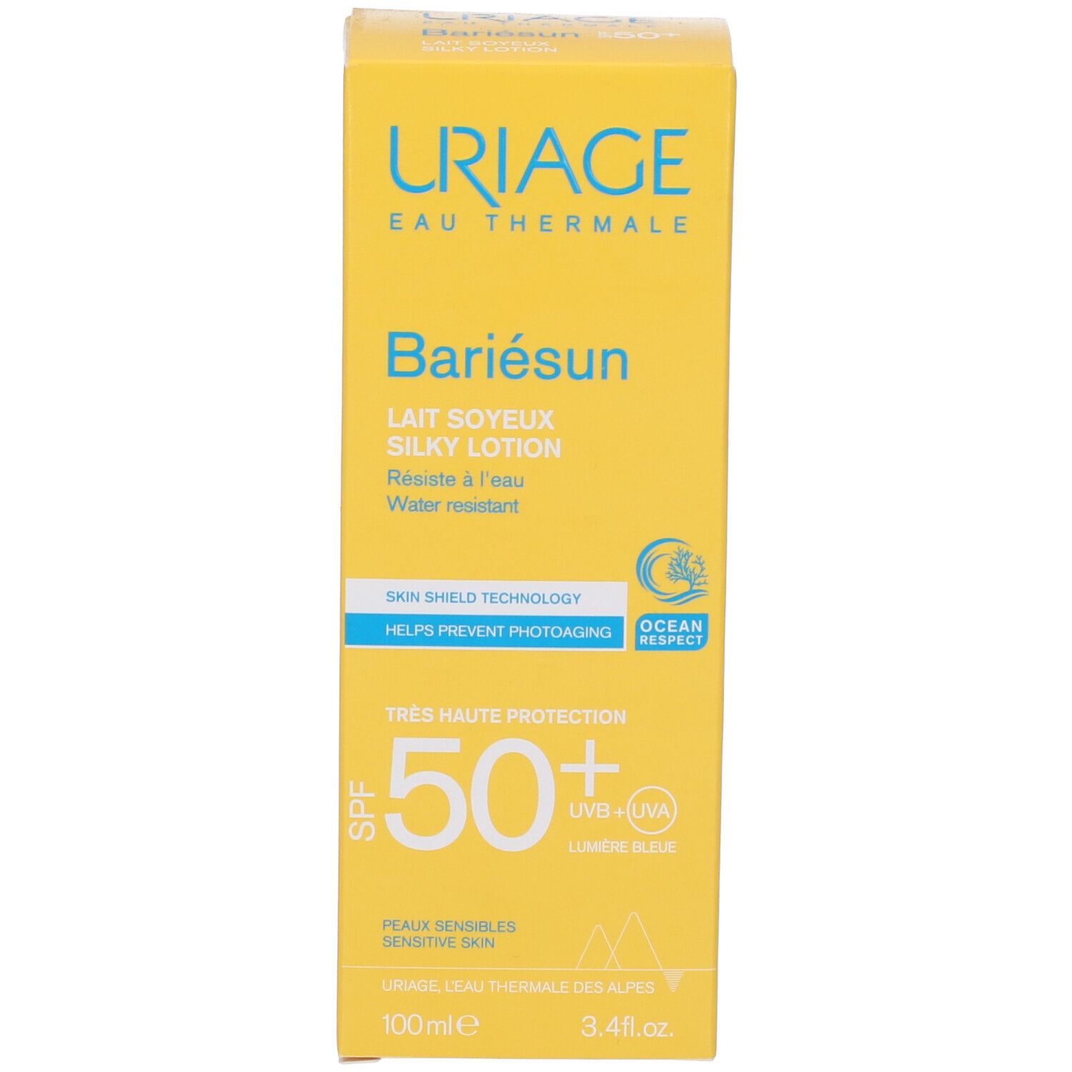 Scatola Uriage Bariésun SPF 50+.