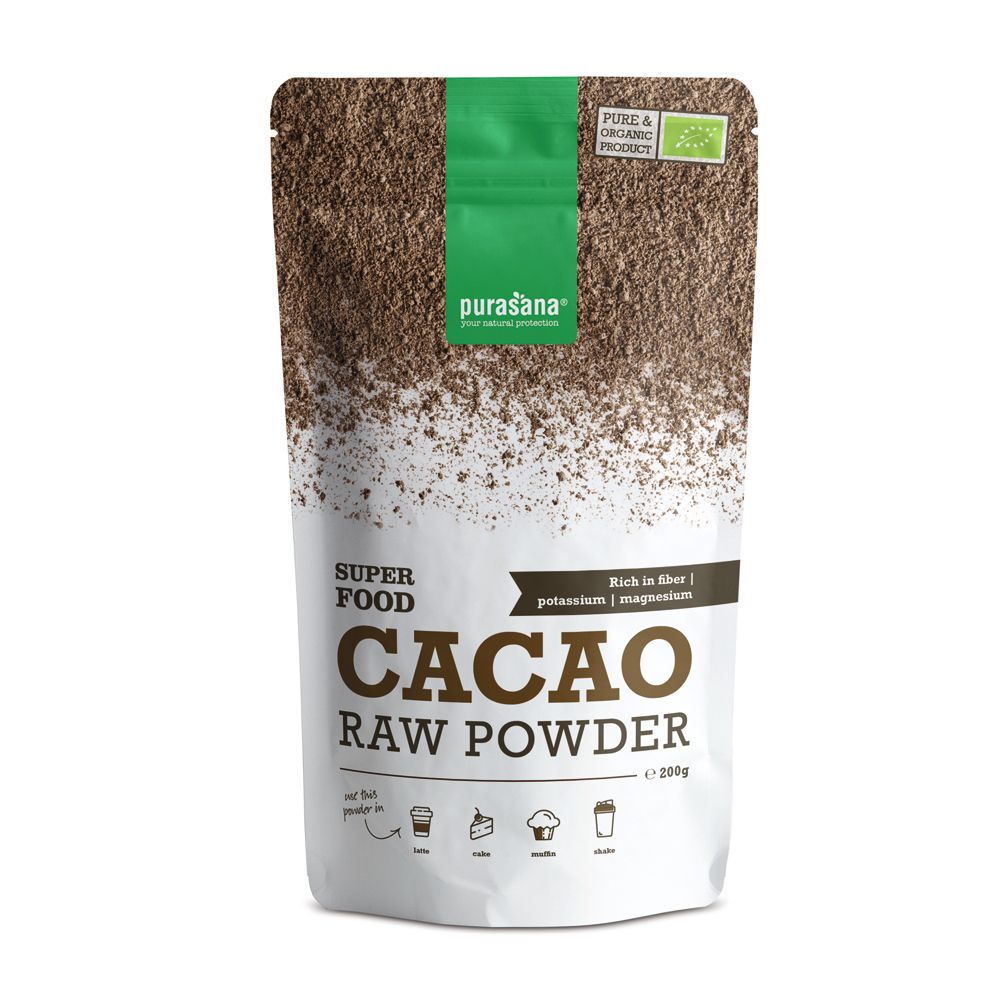 Purasana Cacao Raw BIO Polvere