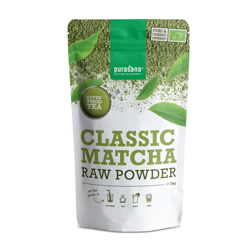 Purasana Matcha Classic Raw Powder BIO Polvere