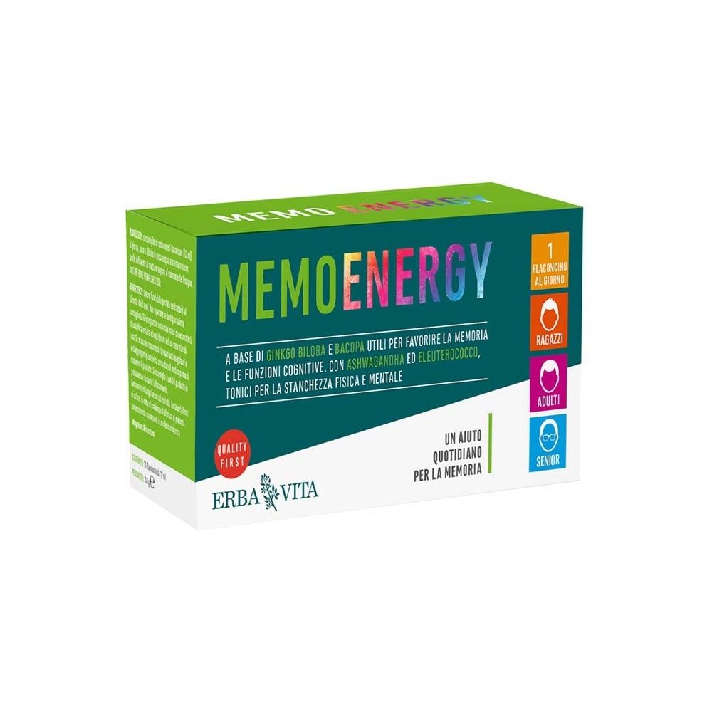 Erba Vita Memoenergy Flaconcini Bevibili