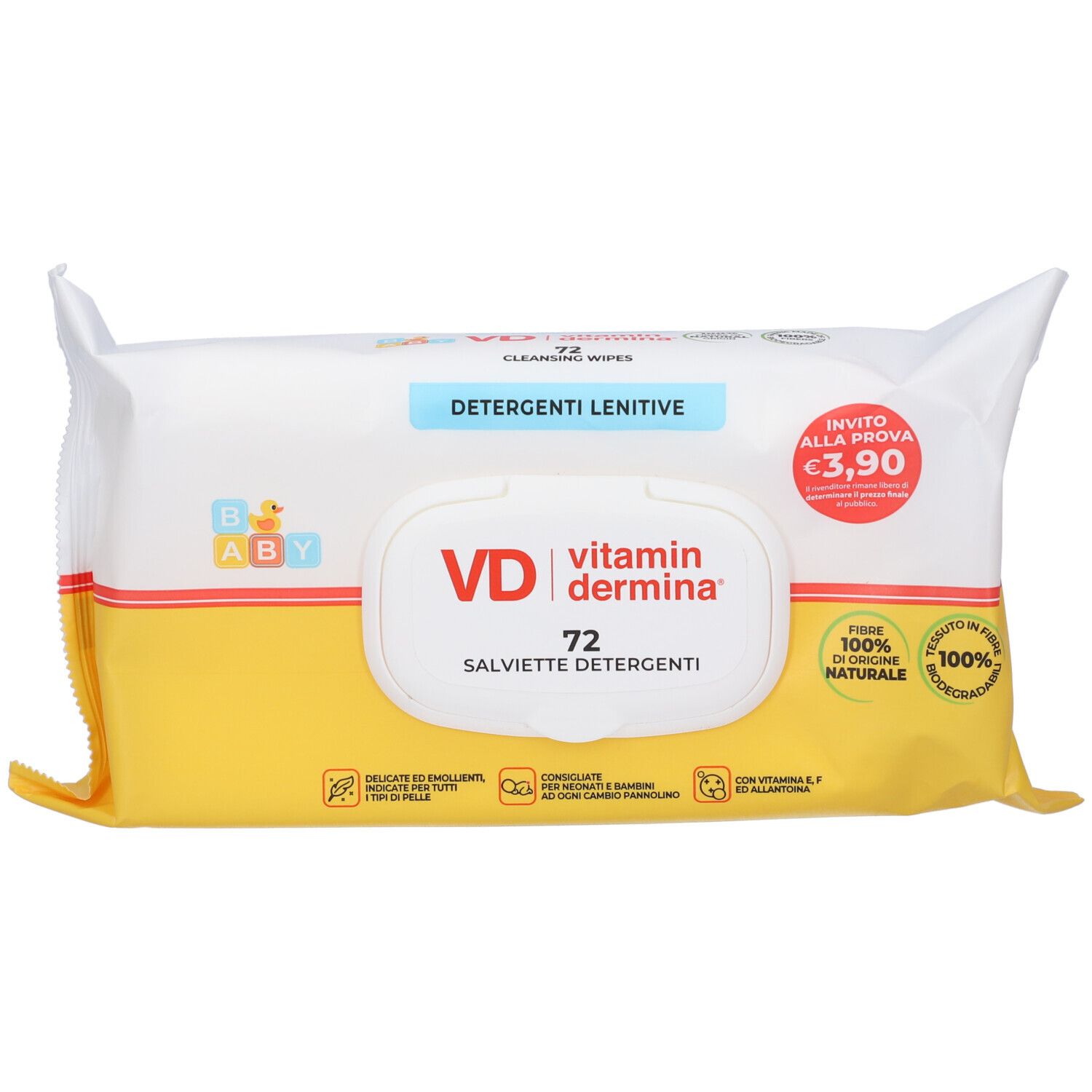 ISTITUTO GANASSINI Vitamindermina - 72 Salviette Lenitive - Promo - Immagine 5