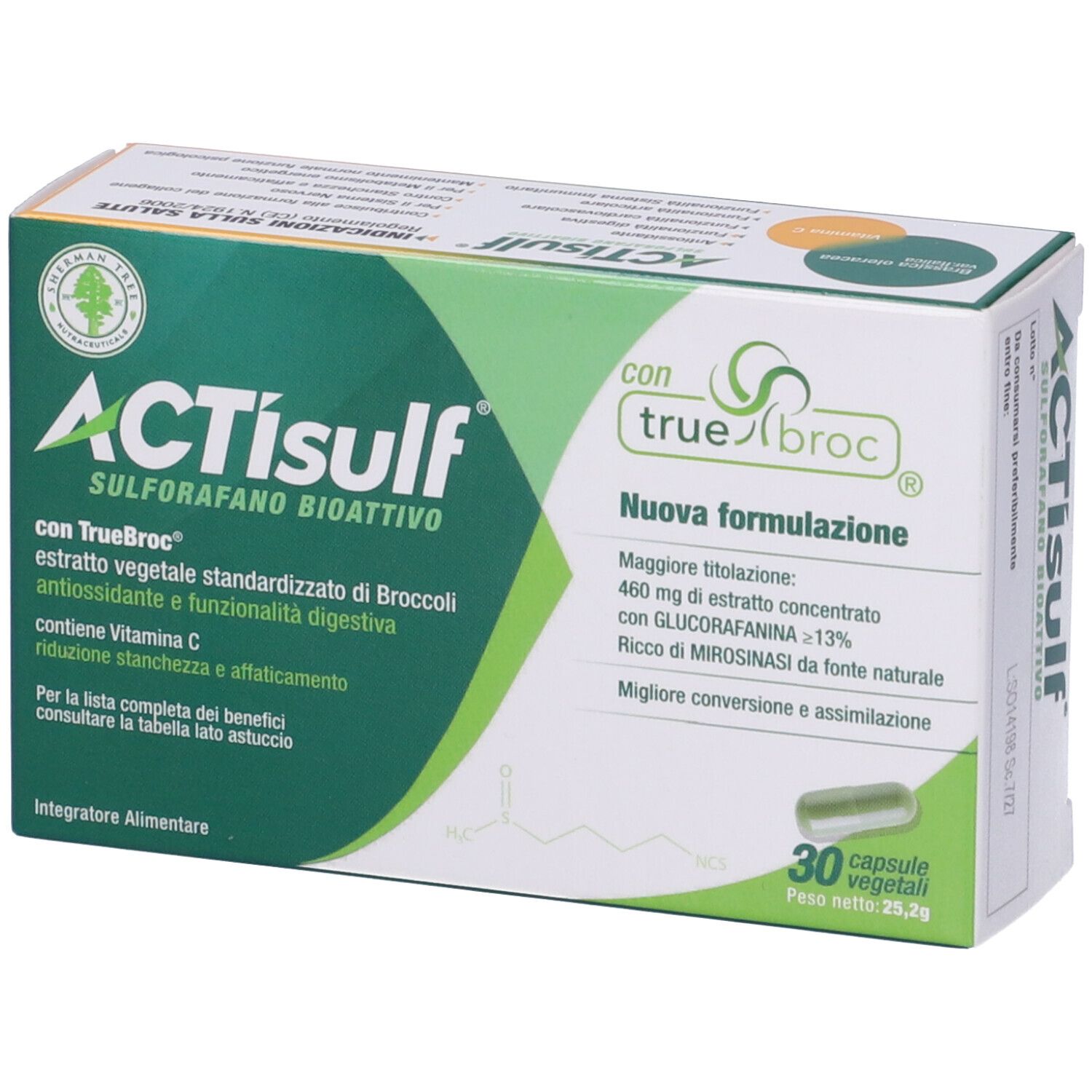 Sherman Tree Srl Actisulf Sulforafano 30 Capsule Vegetali - Immagine 5