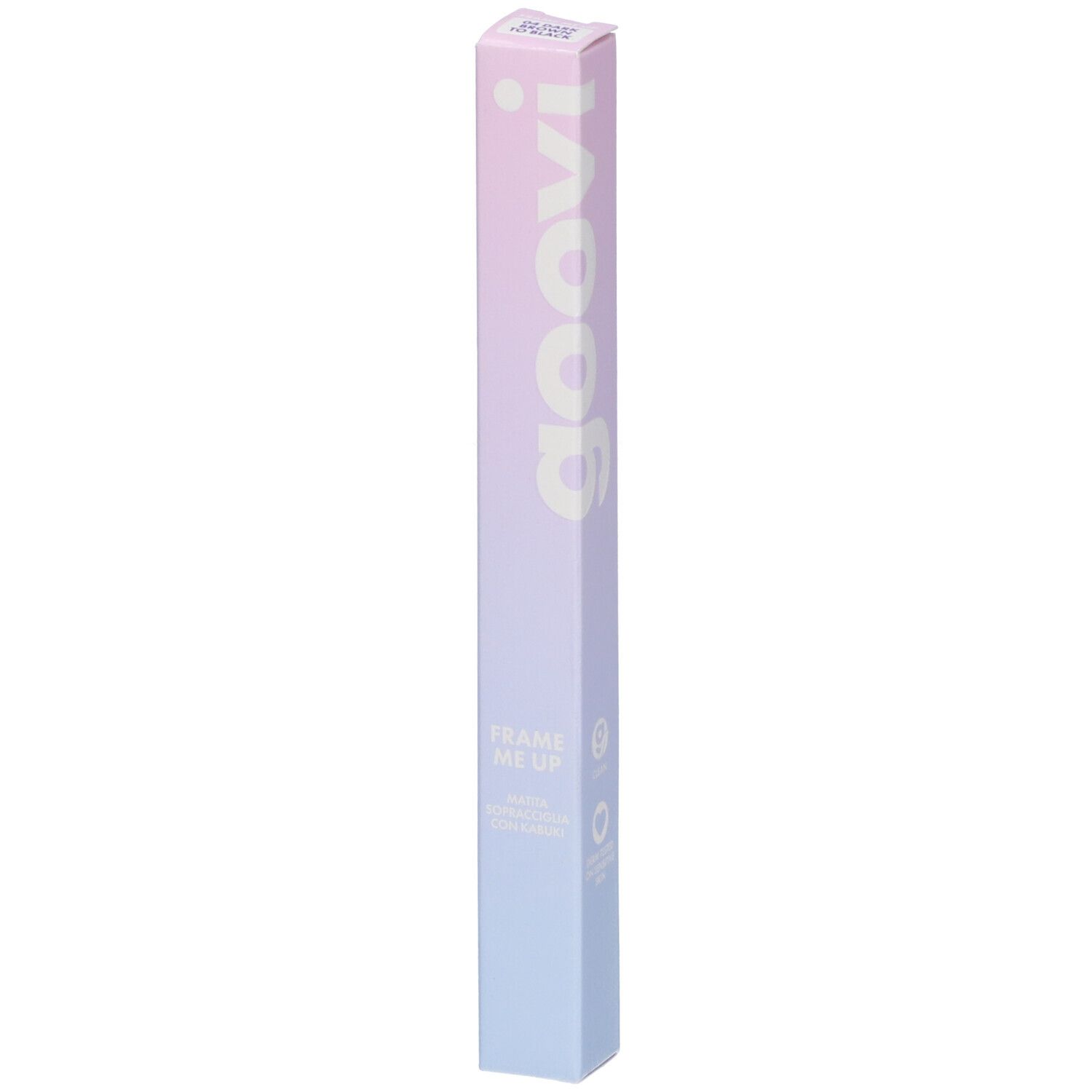 Goovi Frame Me Up Matita Sopracciglia con Kabuki Colore 04 Dark Brown to Black - Risparmia il 15% on il codice: goovi0926
