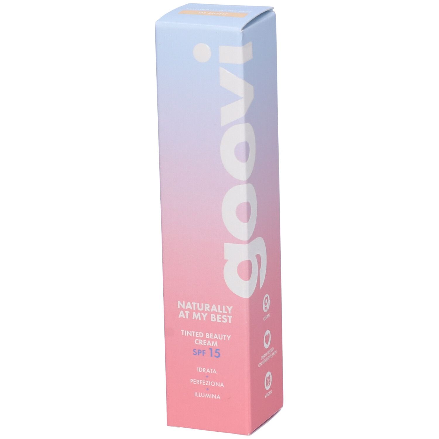 Goovi Naturally At My Best Tinted Beauty Cream SPF 15 Colore 01 Light