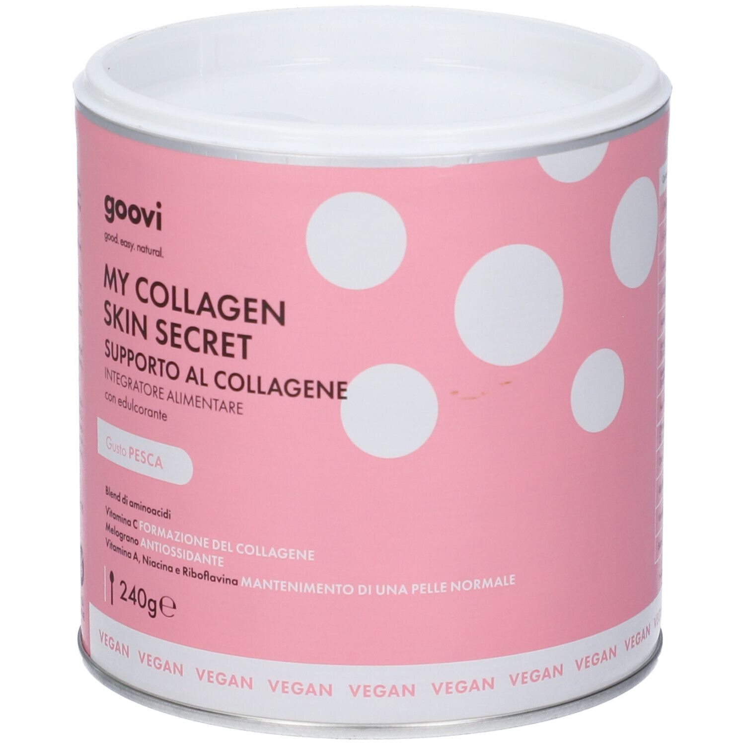 Goovi Collagene Vegetale 240 G - risparmia il 15% con il codice: GOOVI15
