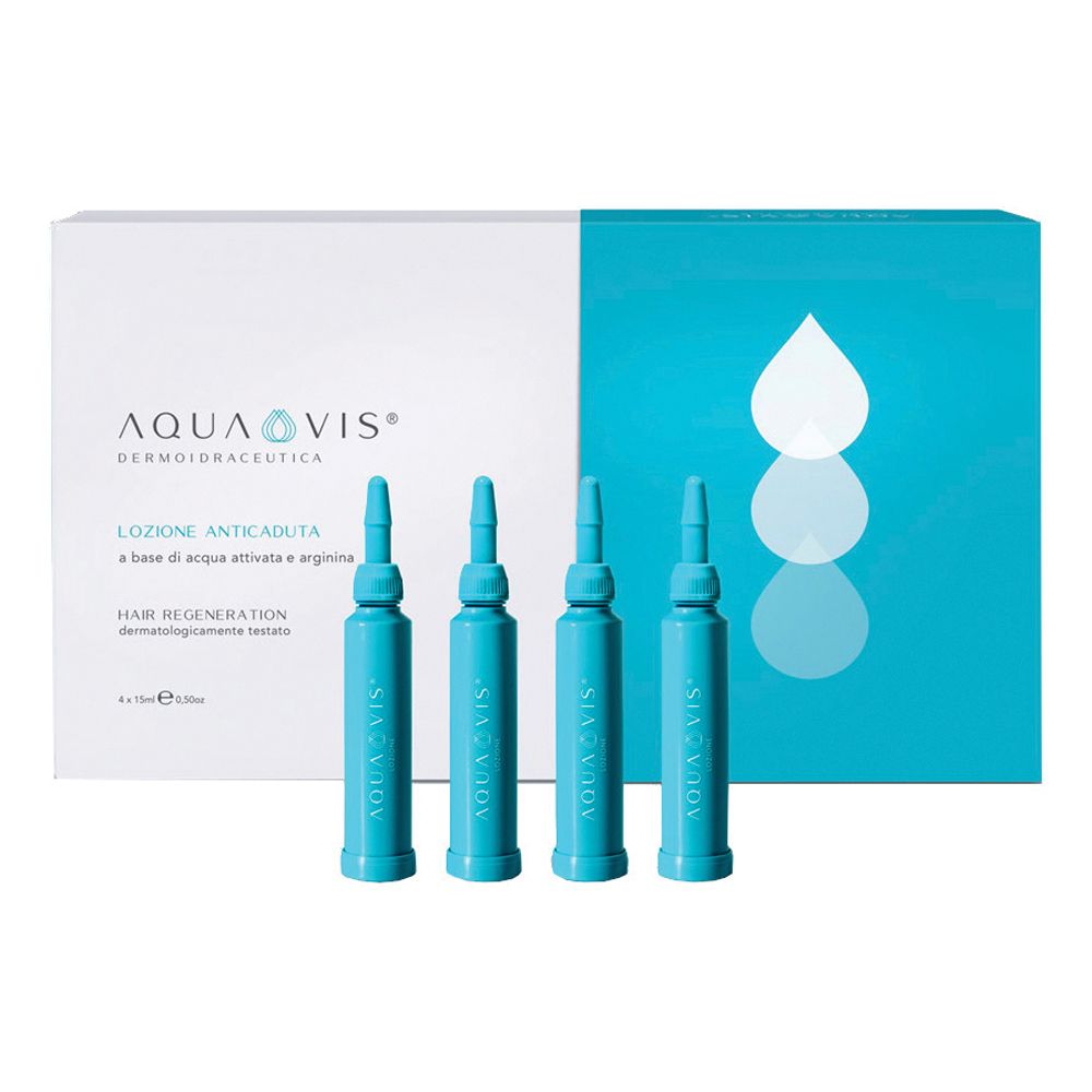 Aquavis Lozione Anticaduta Hair Regeneration 4 Fiale Da 15 Ml