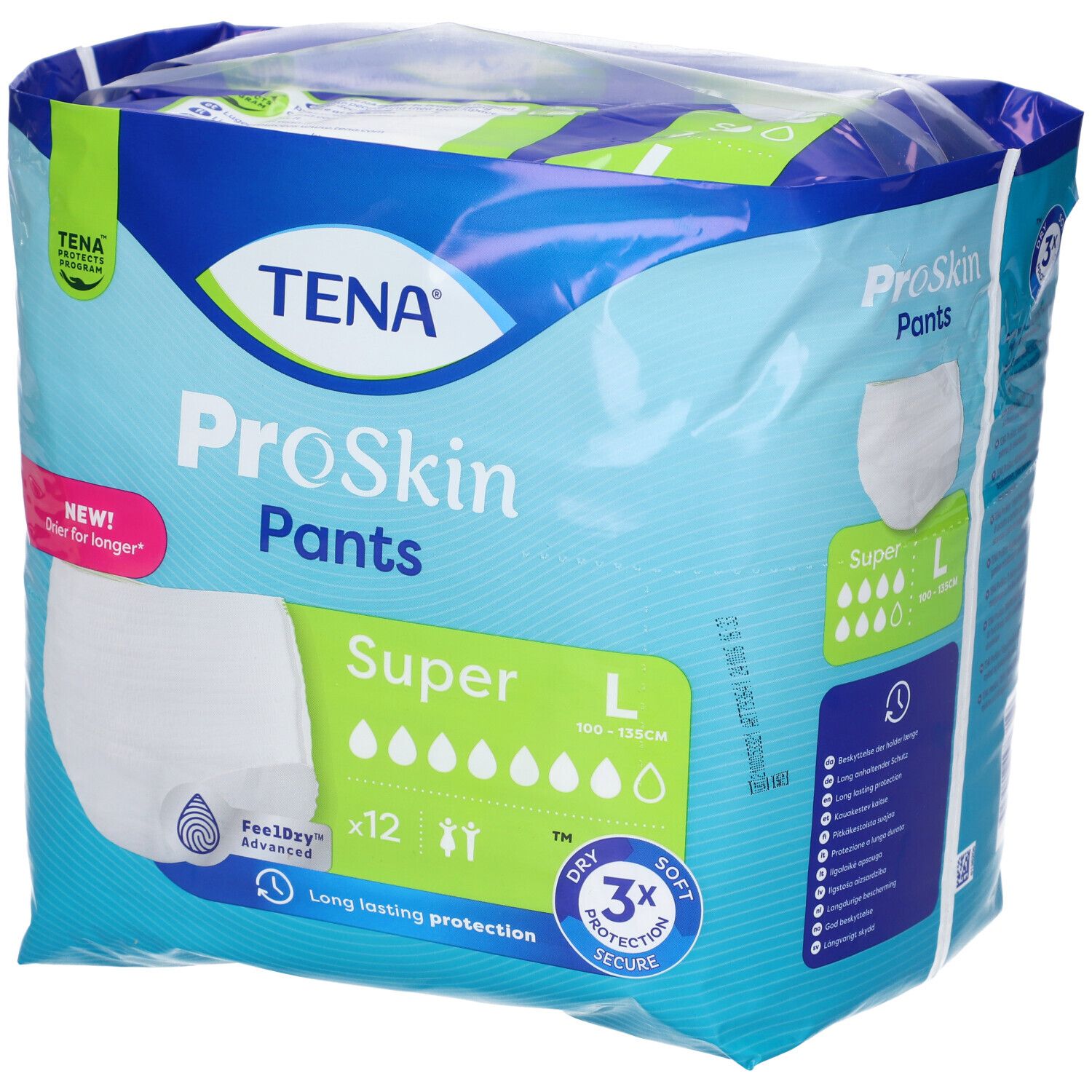 TENA ProSkin Pants Super Mutandine Assorbenti Incontinenza Misura L