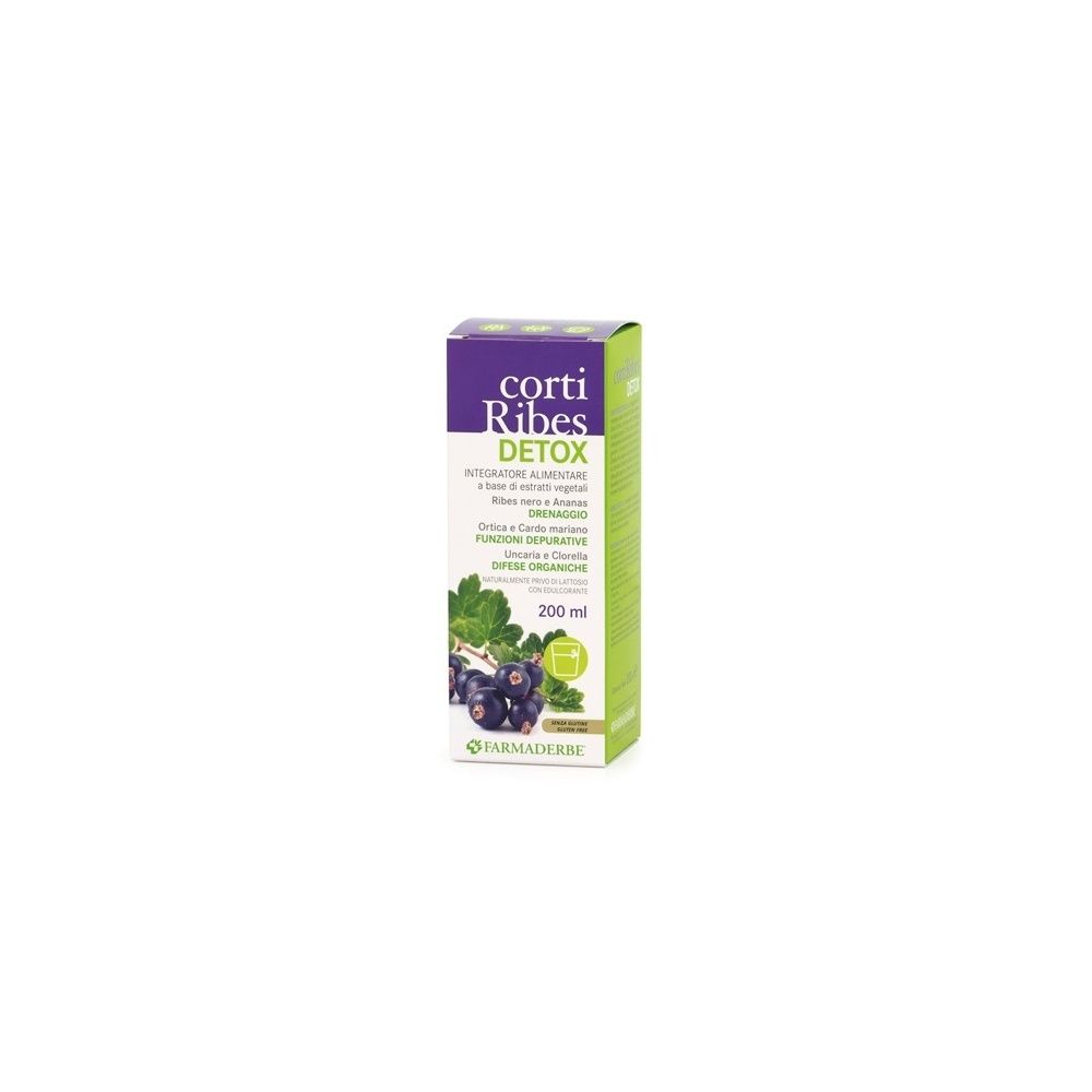Farmaderbe Nero/Bianco Corti Ribes Detox 200 Ml - Immagine 5
