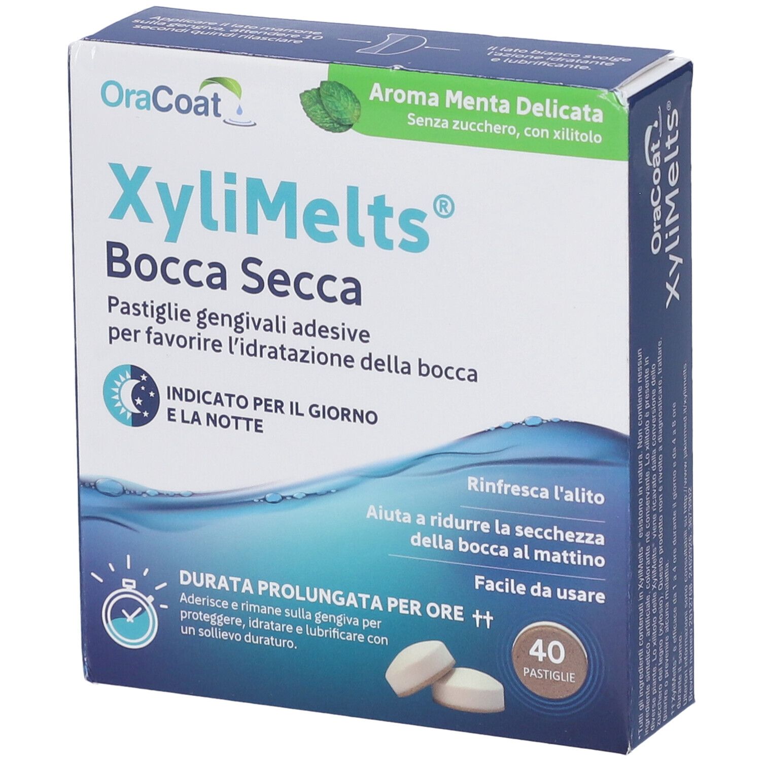 Xylimelts 40Past Menta DEL 1 St Pastillen