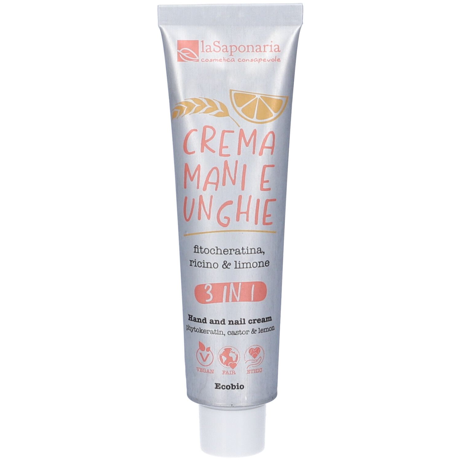 Crema Mani E Unghie 3 In 1 Fitocheratina, Ricino & Limone- Risparmia il 10% con il codice: saponaria0926
