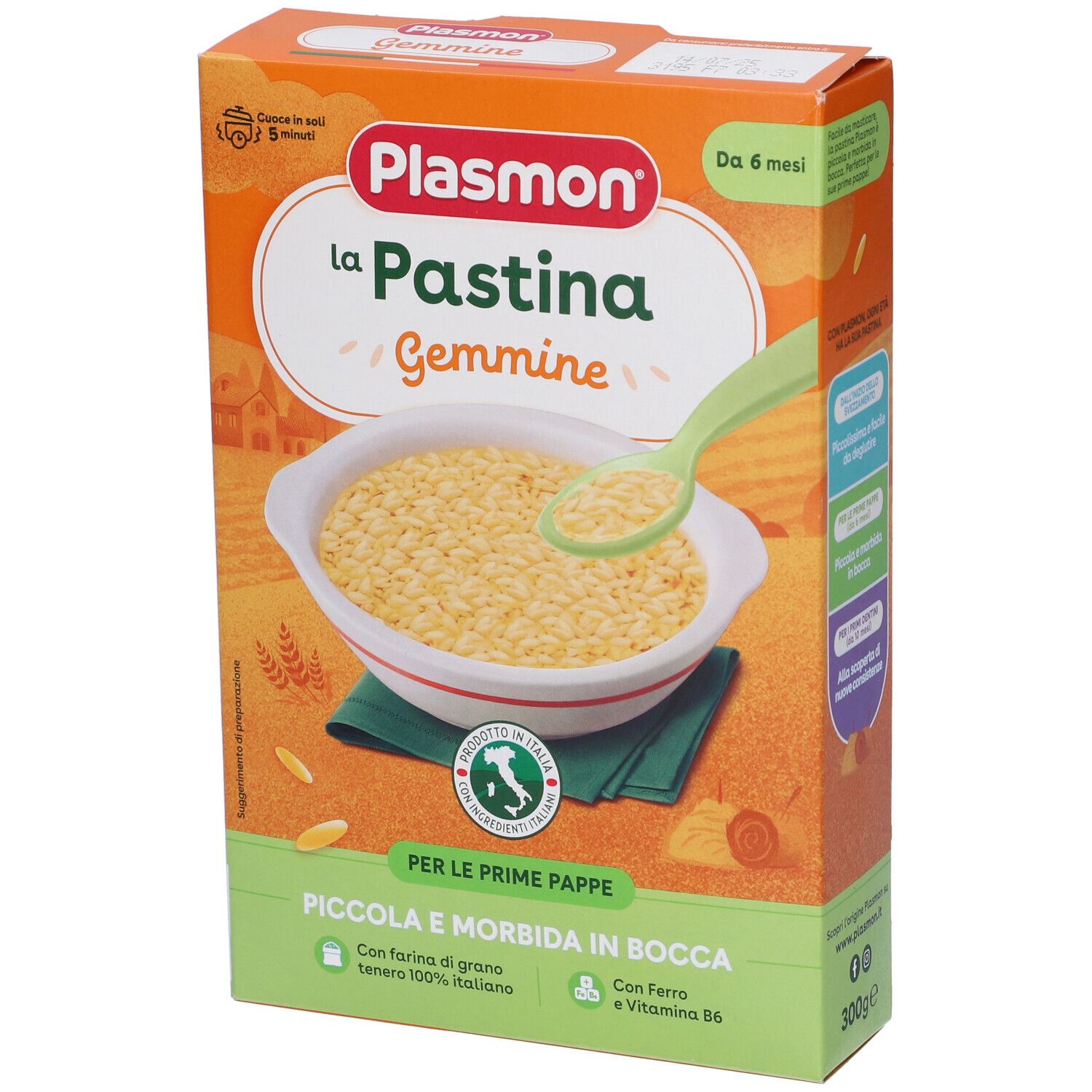Plasmon Grano Pasta Gemmine Per Bambini Da 6 Mesi, 300G - Immagine 9