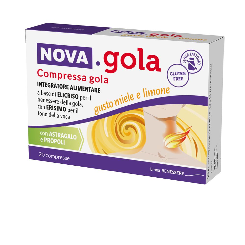 NOVA.GOLA miele/limone compresse