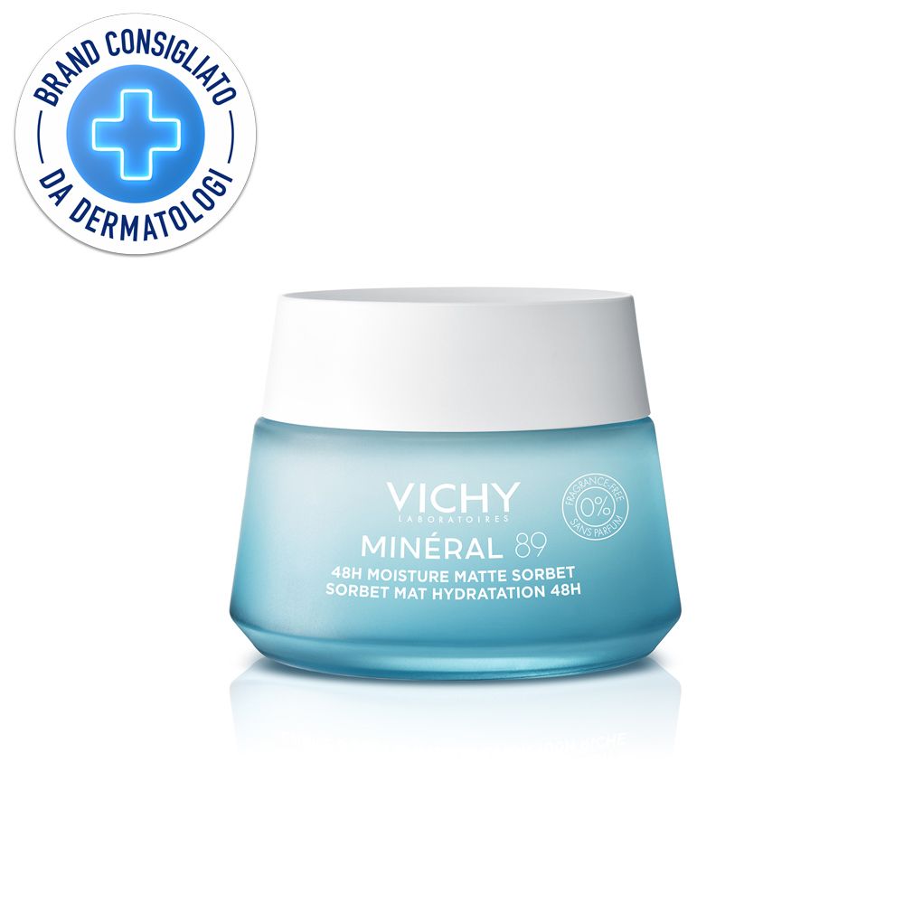 Vichy Mineral89 Gel Sorbetto Idratante 48h Effetto Mat 50 ml