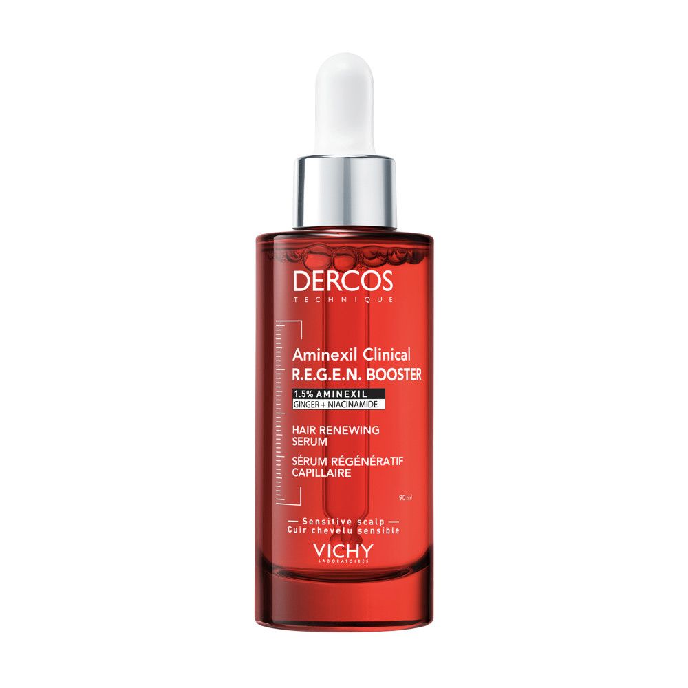Vichy Dercos Aminexil Clinical R.E.G.E.N. Booster 90ml, contrasta la caduta e stimola la ricrescita dei capelli