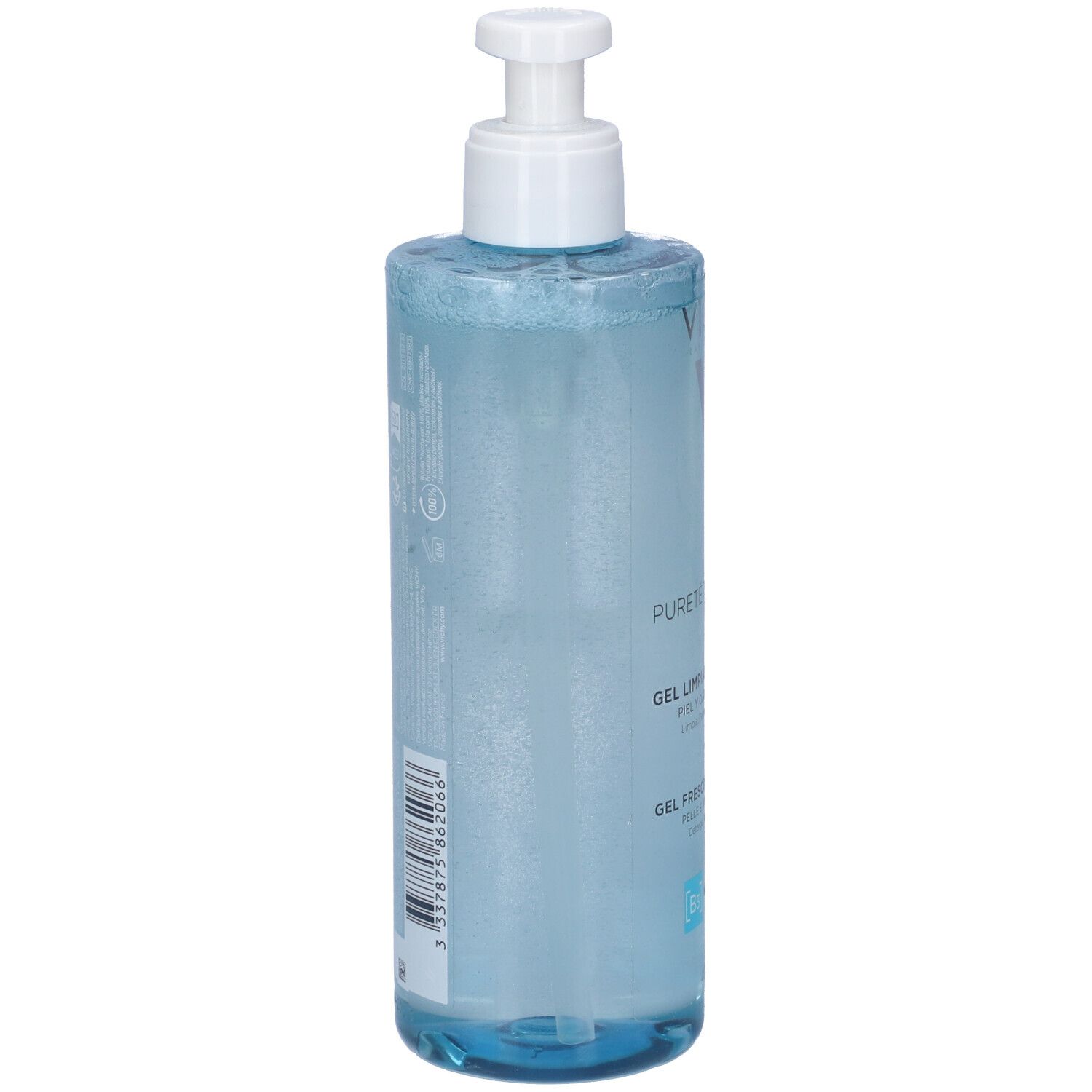 Vichy Pureté Thermale Gel Detergente Idratante 400 ml per detergere, struccare e purificare la pelle