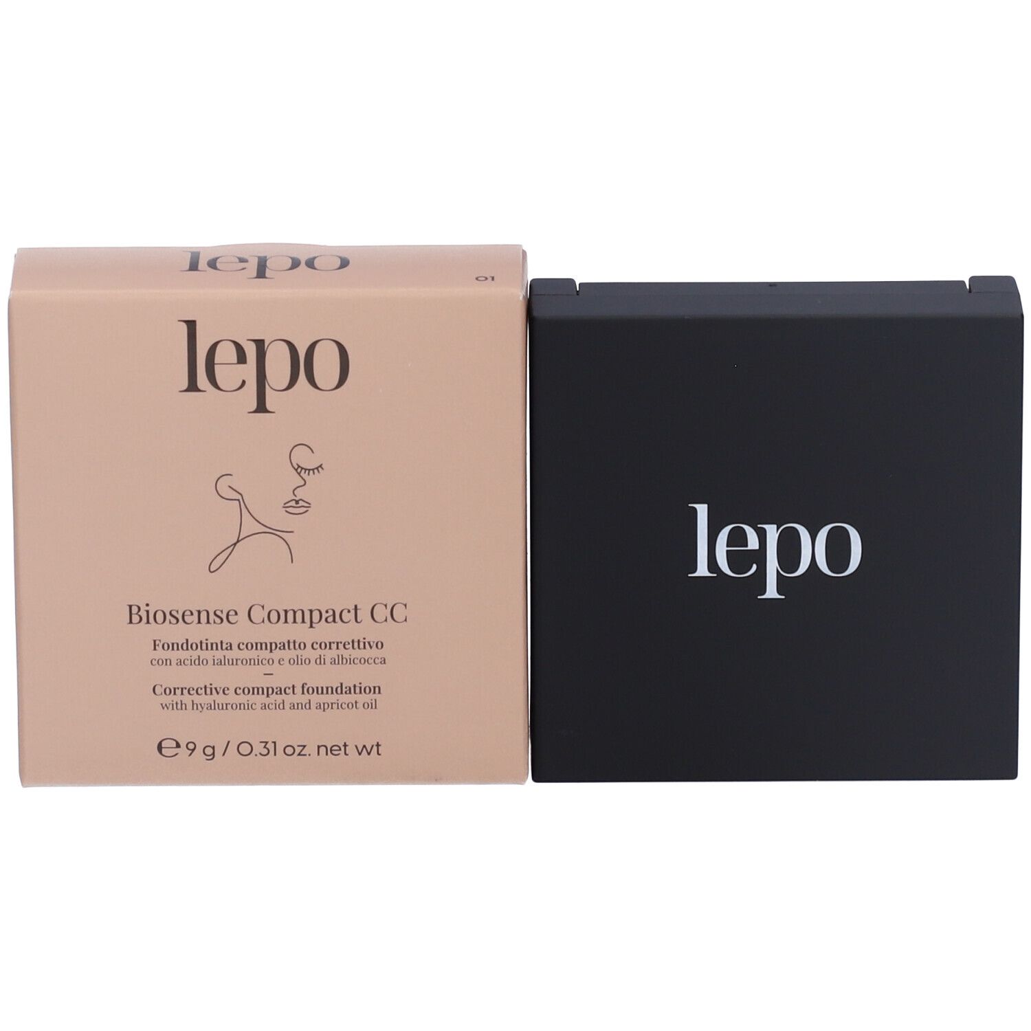 LEPO Biosense Compact CC Fondotinta compatto correttivo NUANCE 01 SABBIA