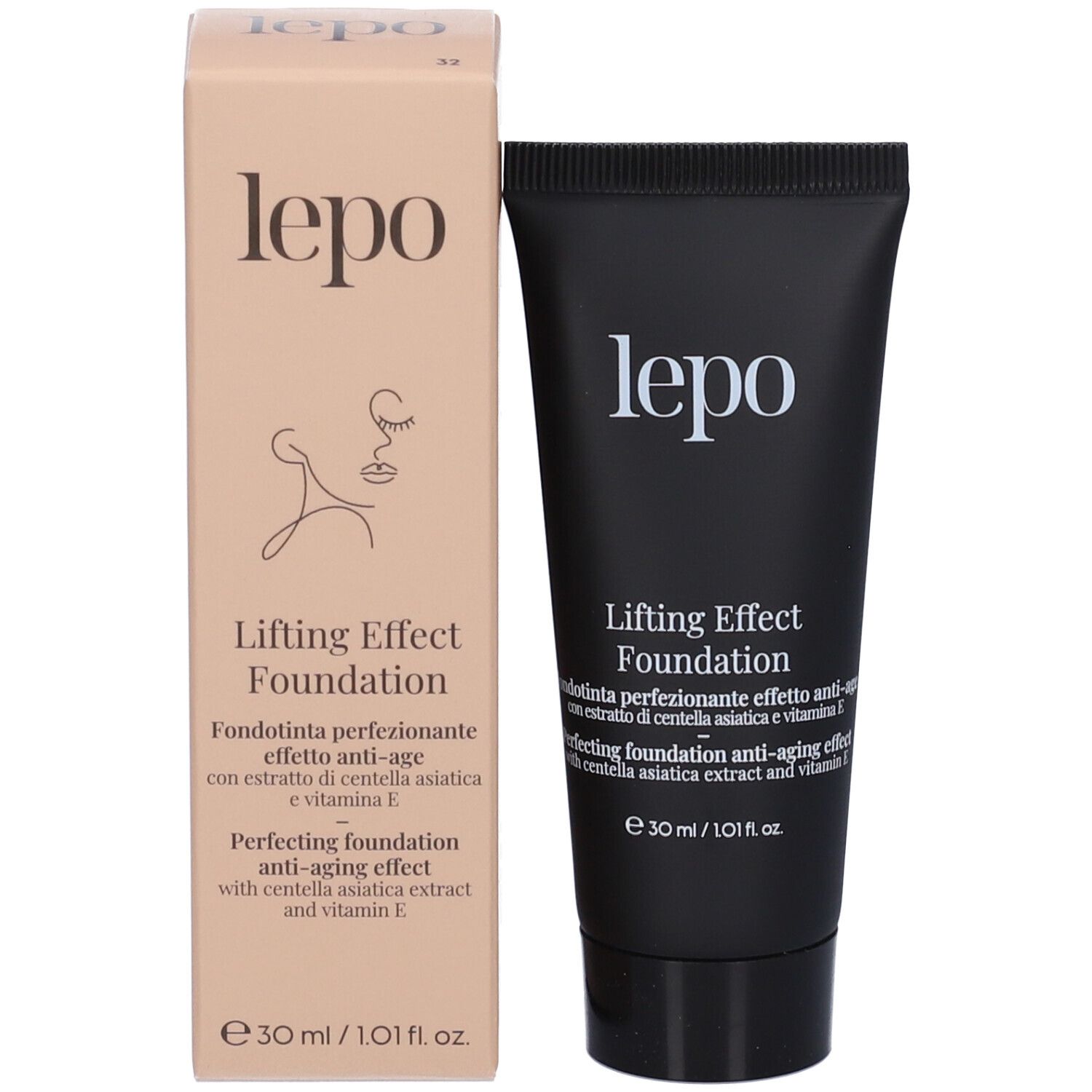 LEPO Lifting Effect Foundation Fondotinta perfezionante effetto anti-age NUANCE 32