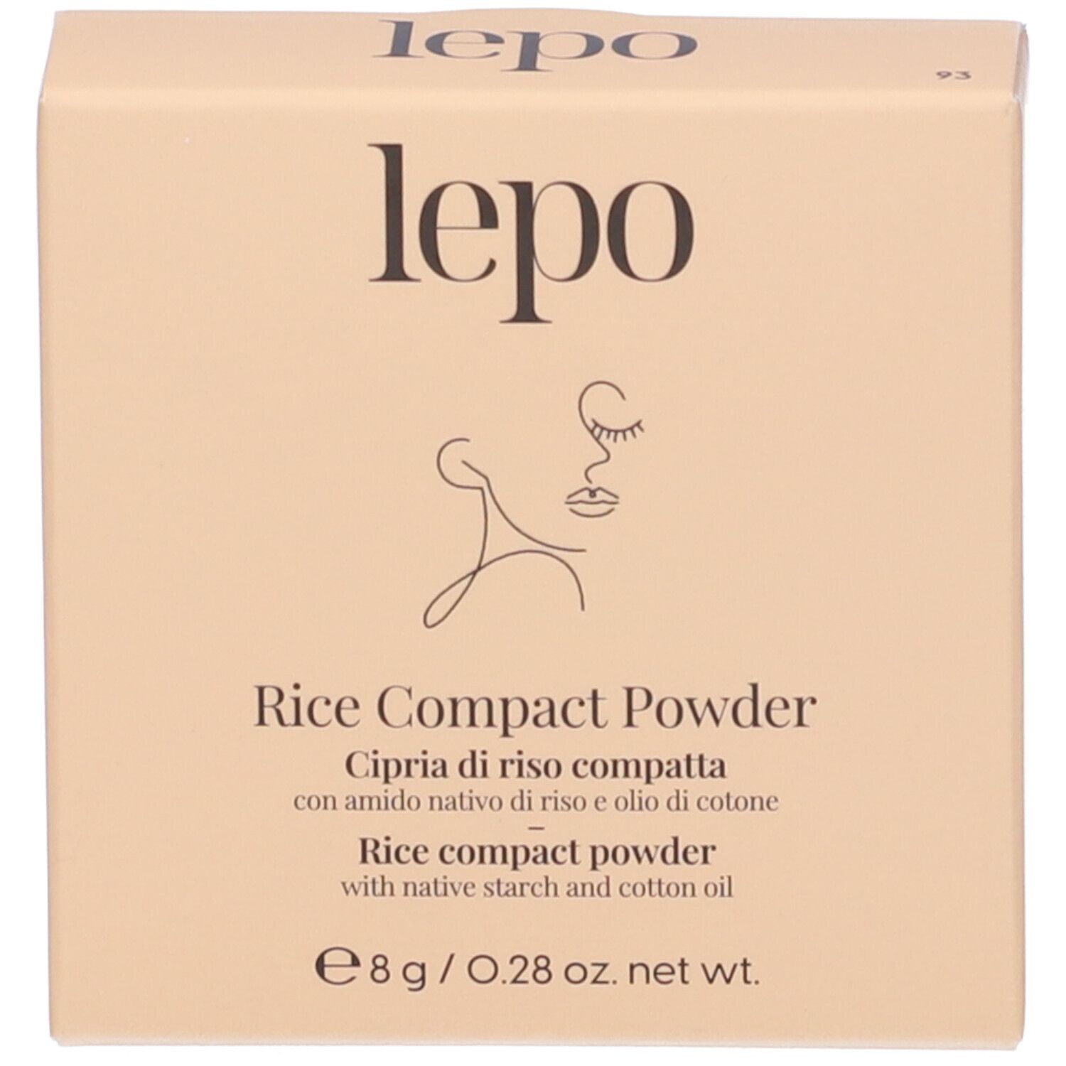 LEPO Rice Compact Powder Cipria di riso compatta NUANCE 93