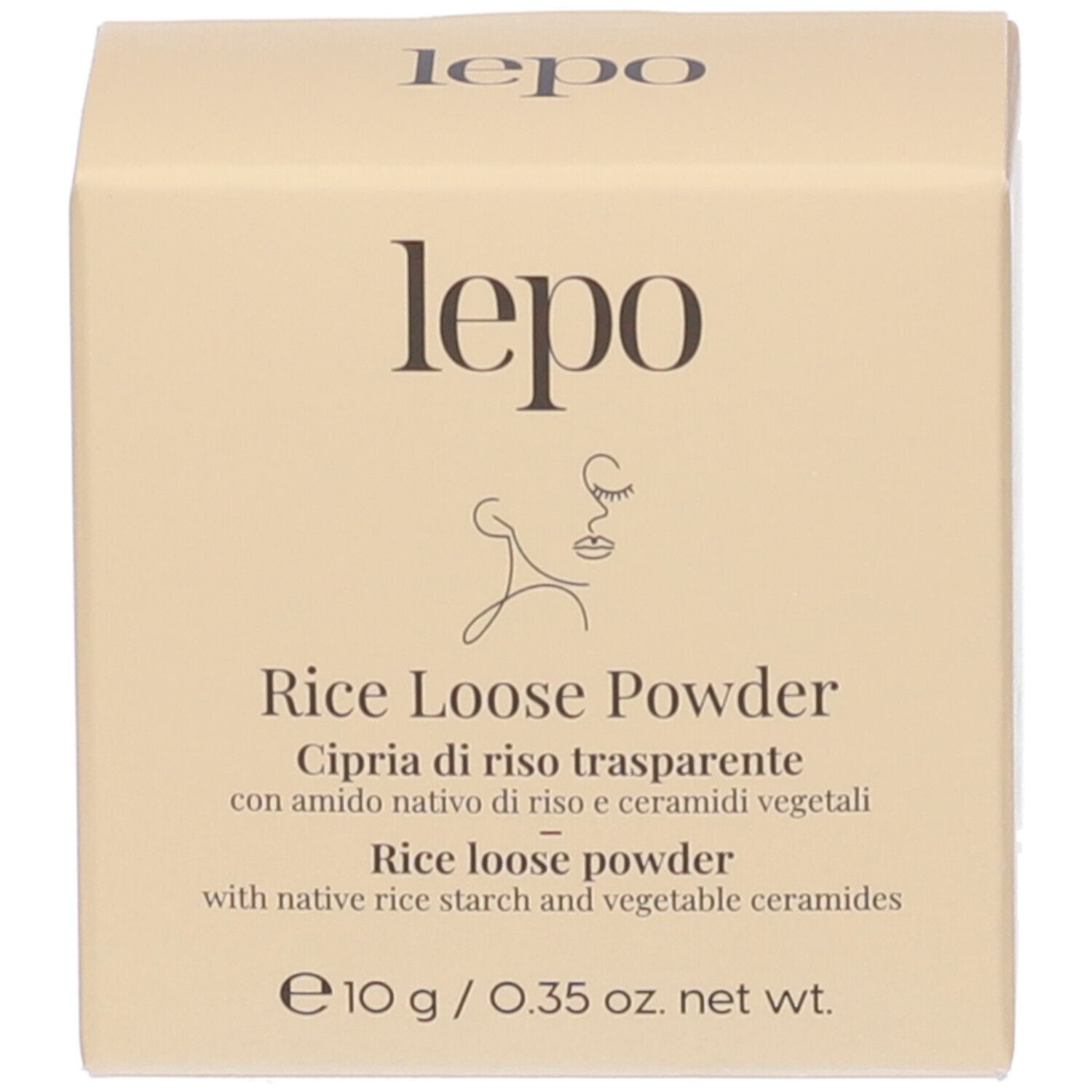 LEPO Rice Loose Powder Cipria di riso trasparente