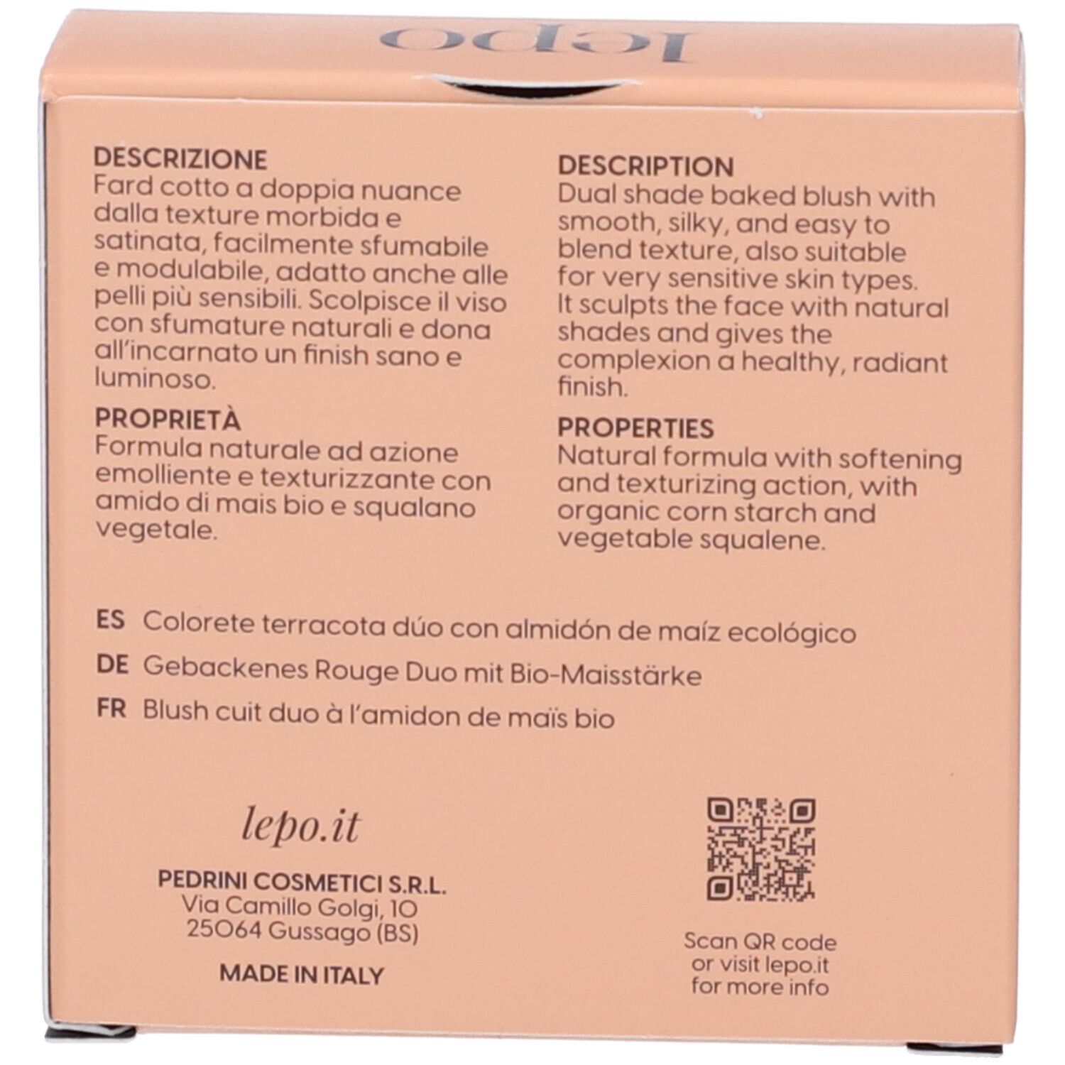 LEPO Blush Duo Fard cotto duo
