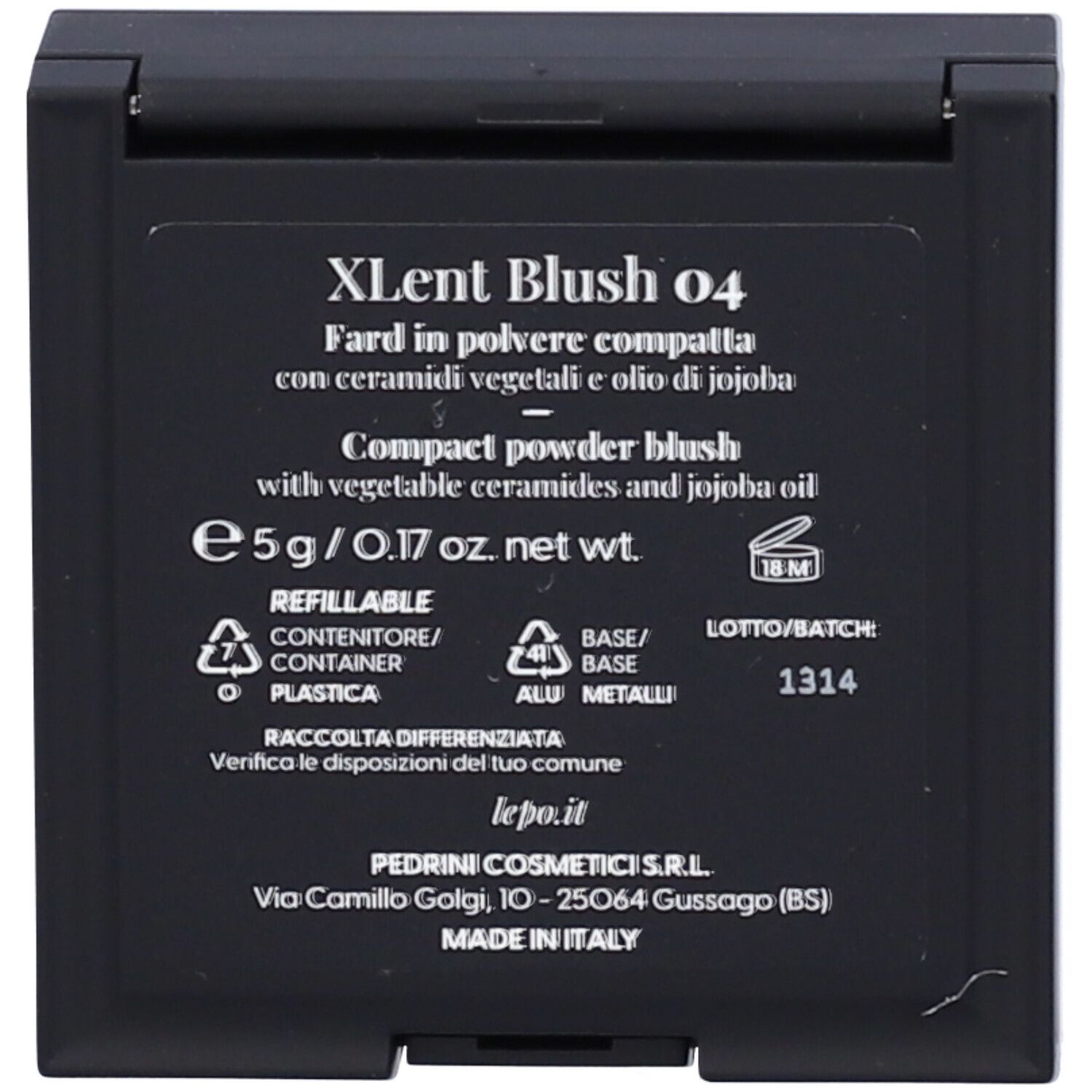LEPO XLent Blush Fard in polvere compatta NUANCE 04