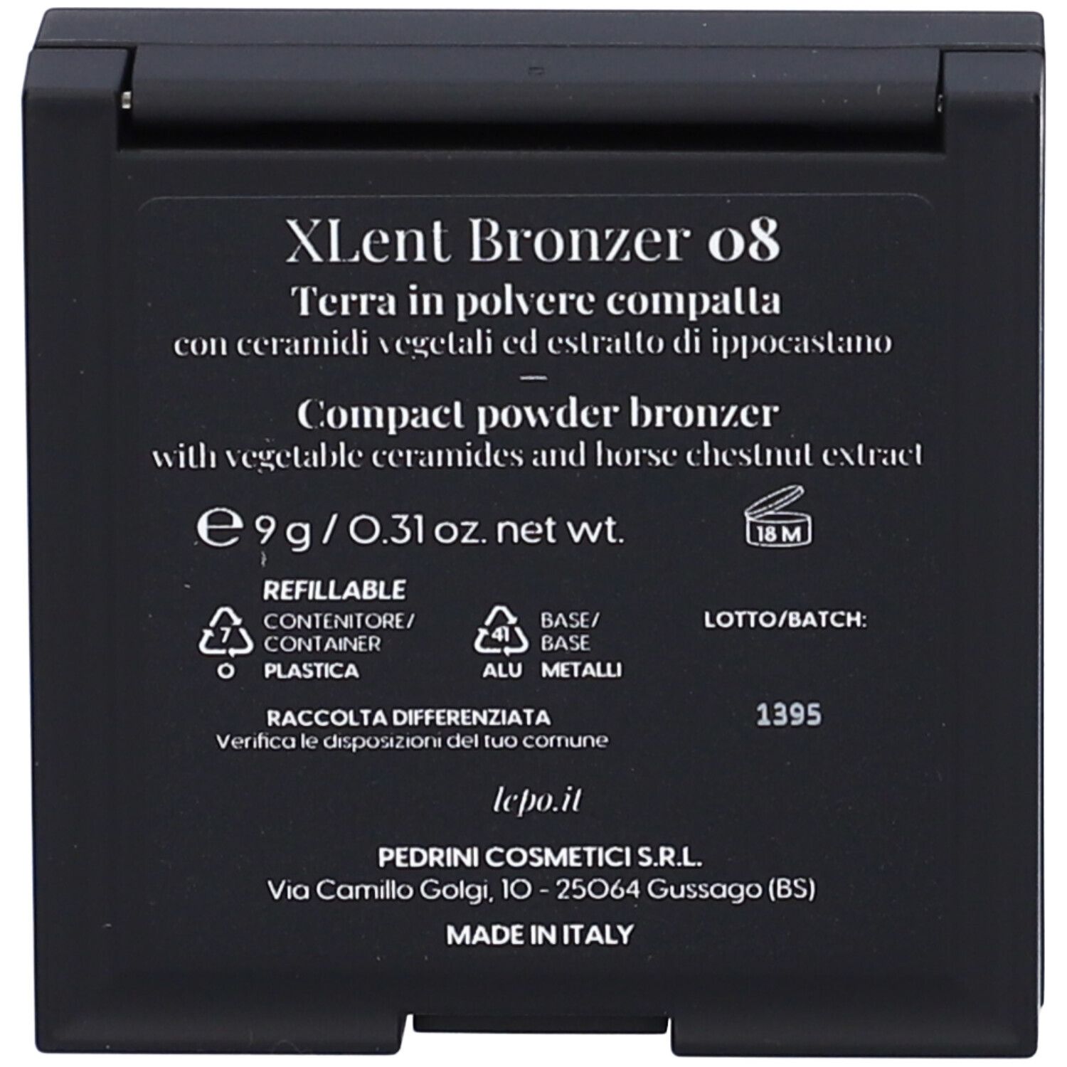 LEPO XLent Bronzer Terra in polvere compatta NUANCE 08
