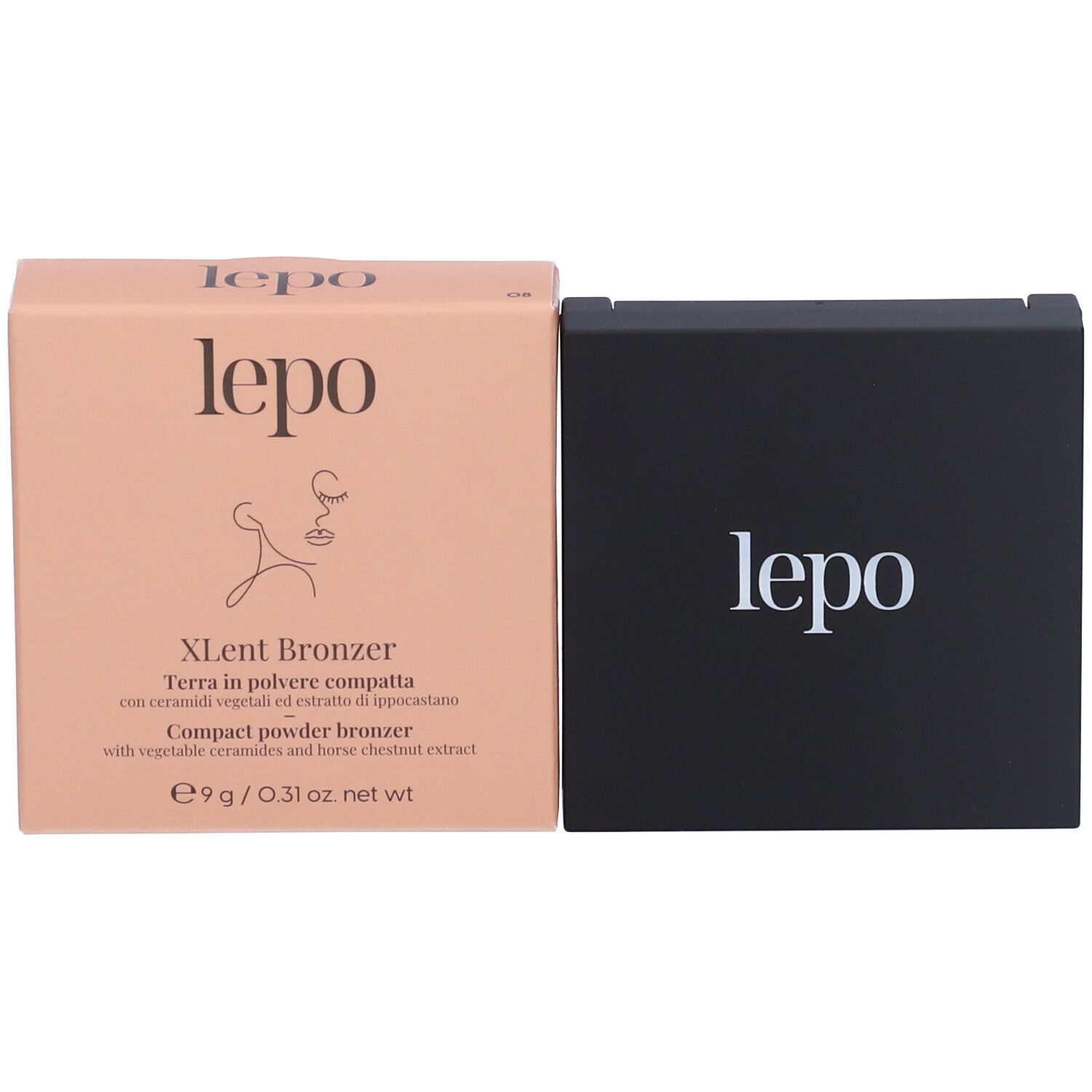 LEPO XLent Bronzer Terra in polvere compatta NUANCE 08