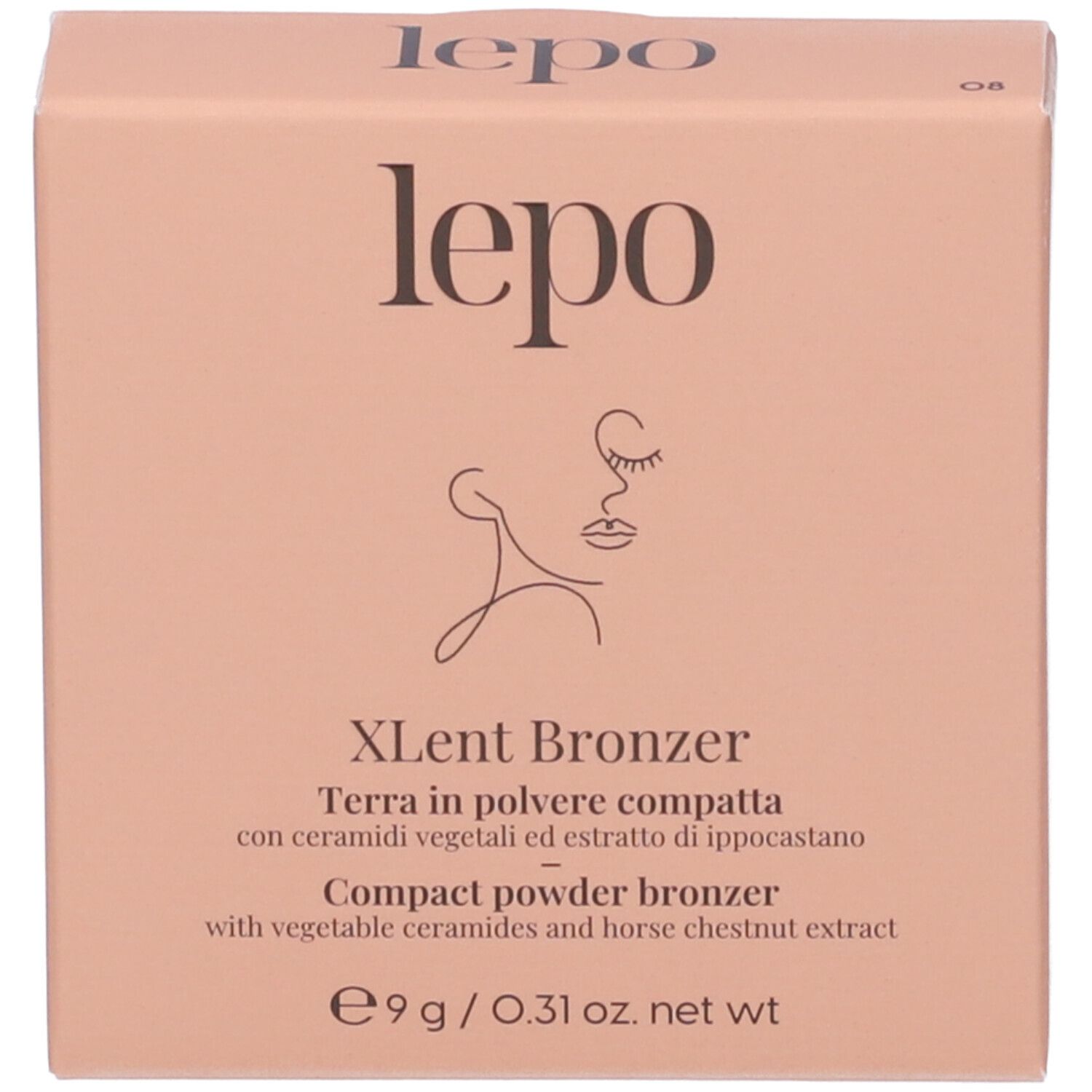 LEPO XLent Bronzer Terra in polvere compatta NUANCE 08