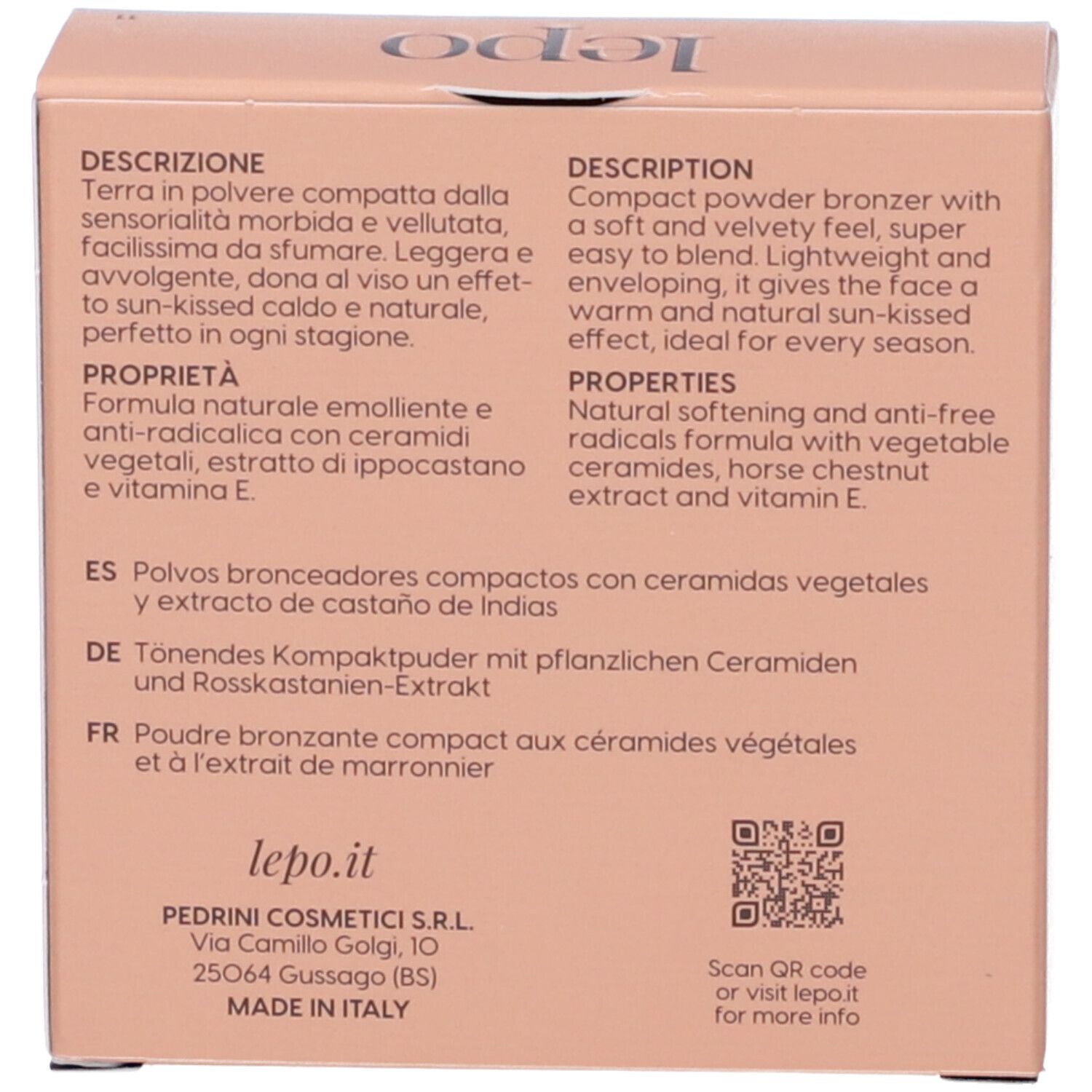 LEPO XLent Bronzer Terra in polvere compatta NUANCE 11