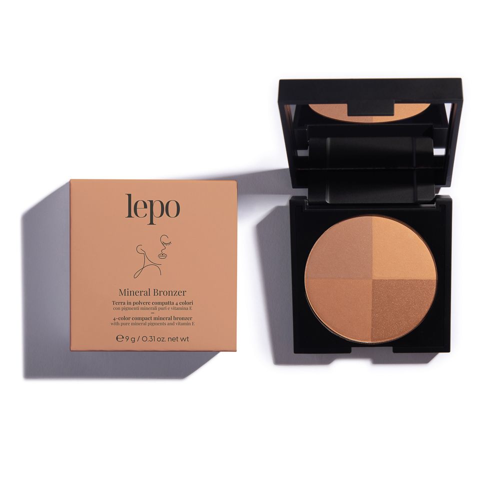 LEPO Mineral Bronzer Terra in polvere compatta 4 colori